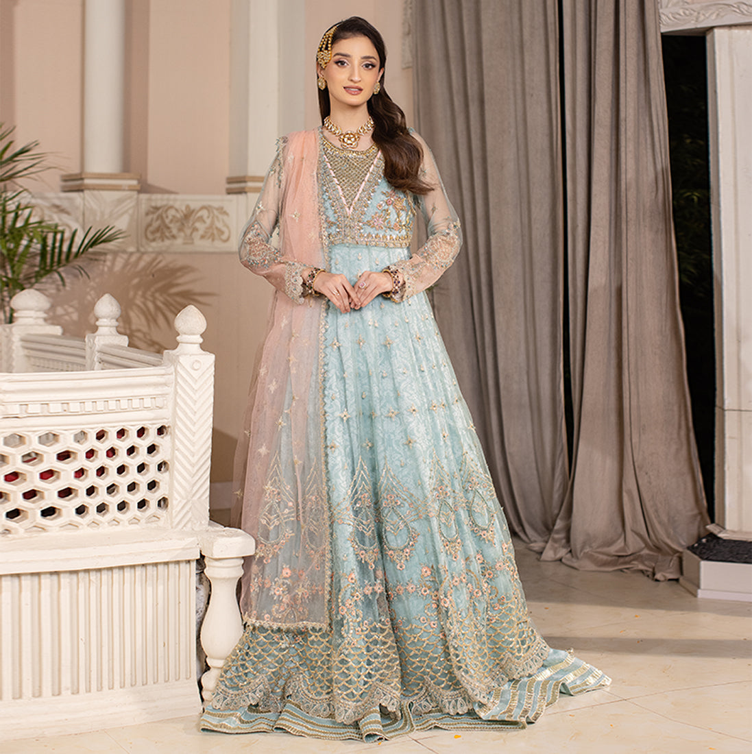 ZR-2446 | Feroza | 4 PC Zahra Rubab