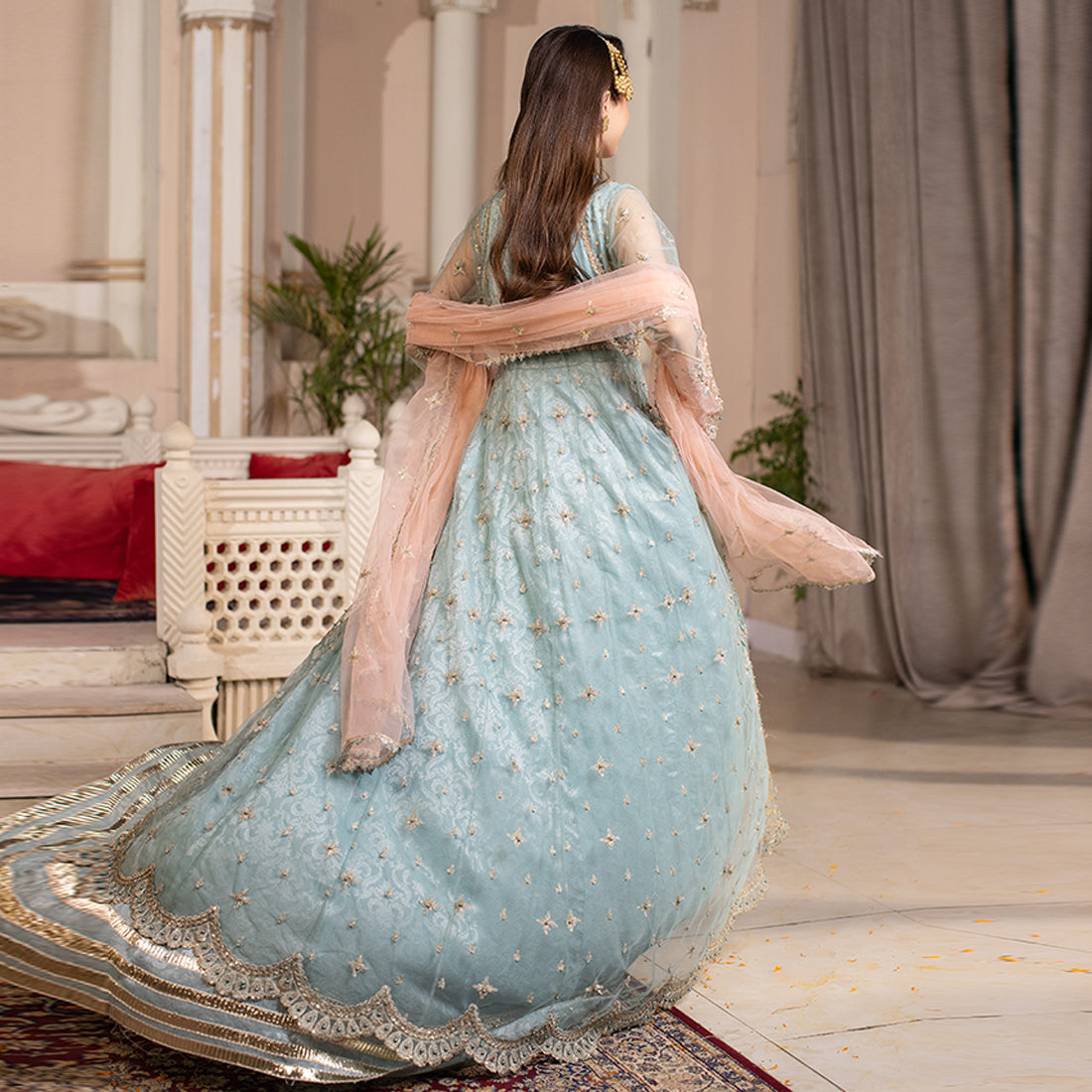 ZR-2446 | Feroza | 4 PC Zahra Rubab