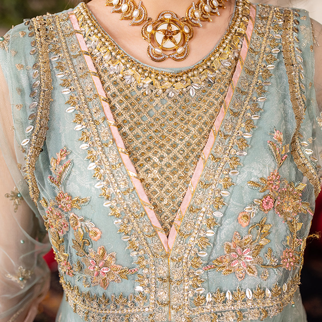 ZR-2446 | Feroza | 4 PC Zahra Rubab