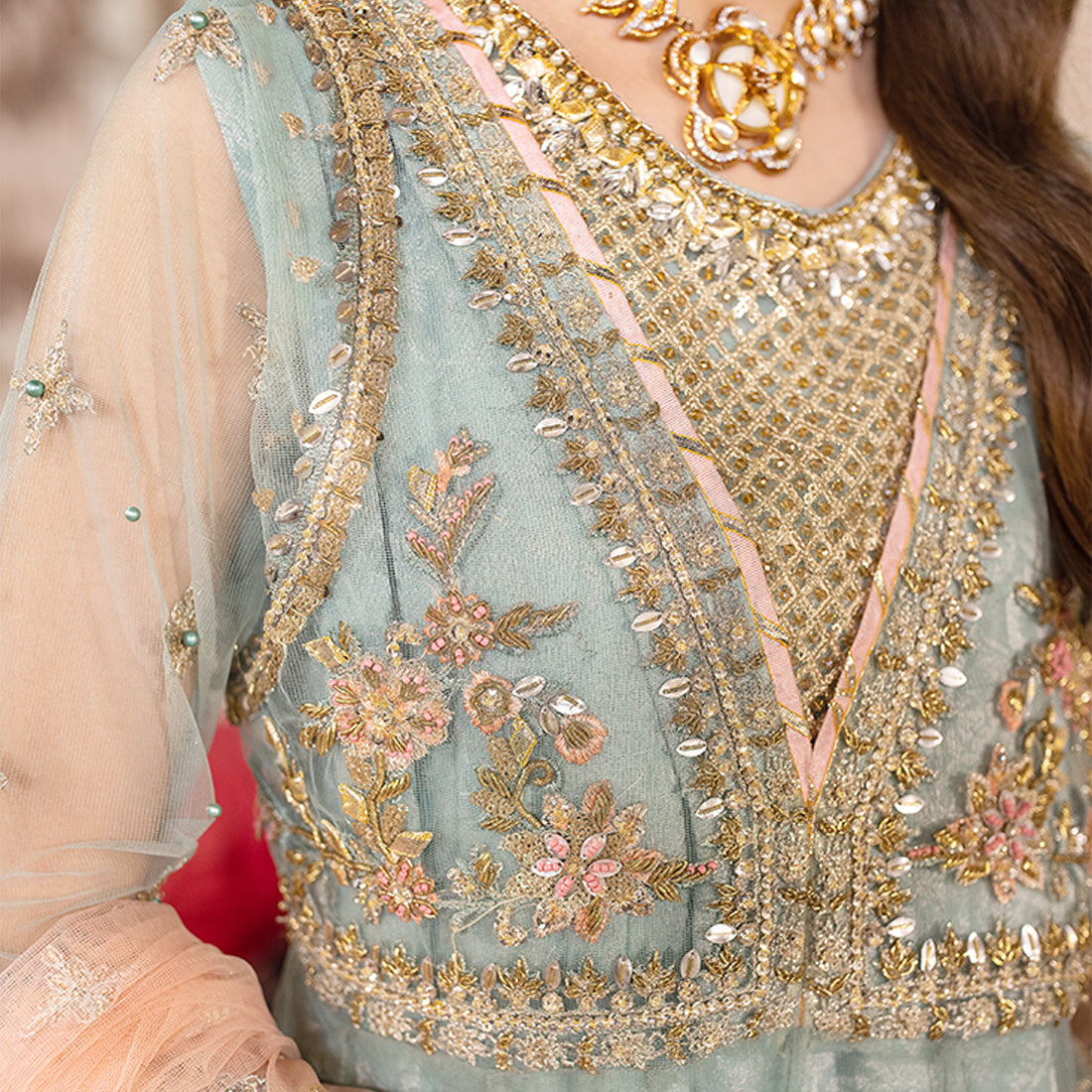 ZR-2446 | Feroza | 4 PC Zahra Rubab