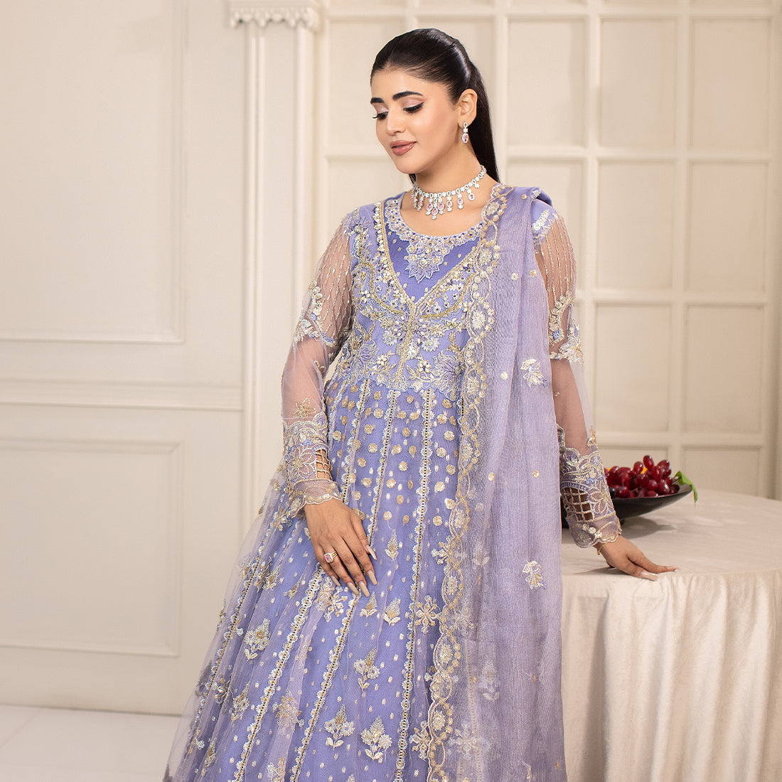 ZR-2447 | Purple | 3 PC Zahra Rubab