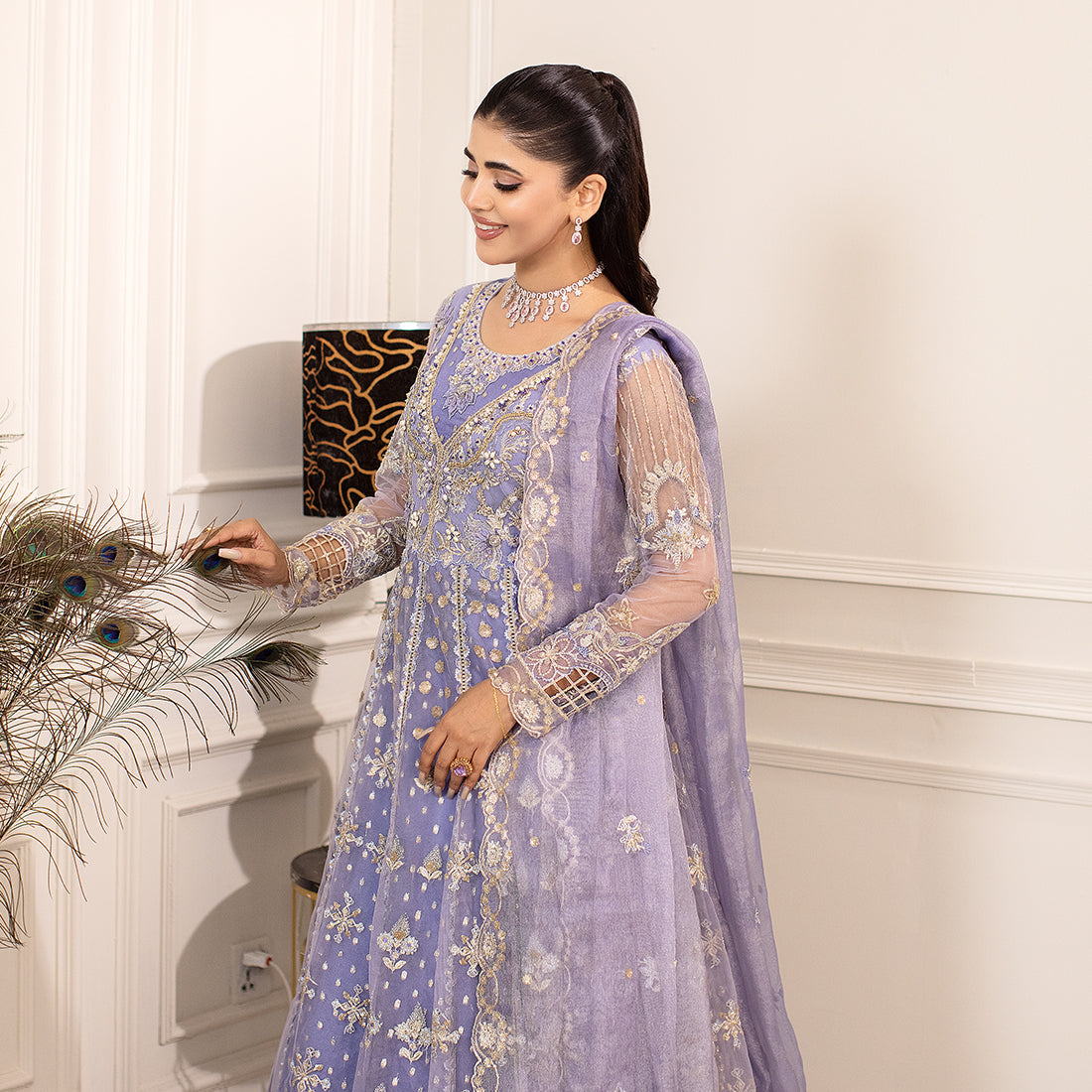 ZR-2447 | Purple | 3 PC Zahra Rubab
