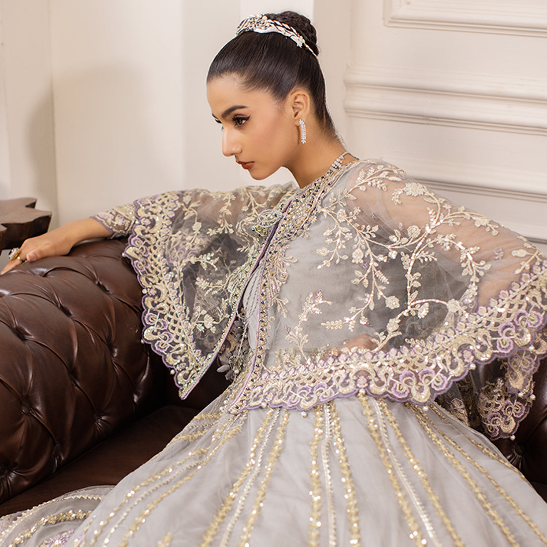 ZR-2448 | Grey | 4 PC Zahra Rubab