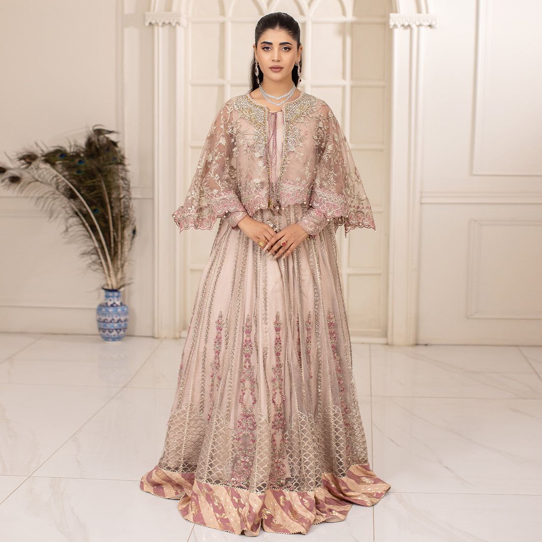 ZR-2448 | Tea Pink | 4 PC Zahra Rubab