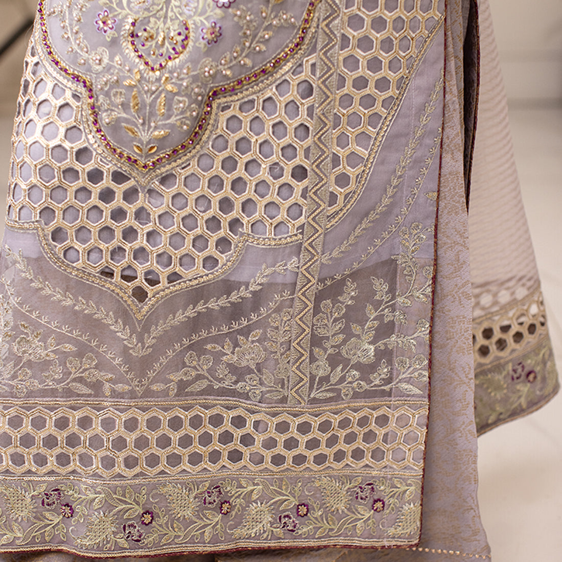ZR-2445 | Mauve | 3 PC Zahra Rubab
