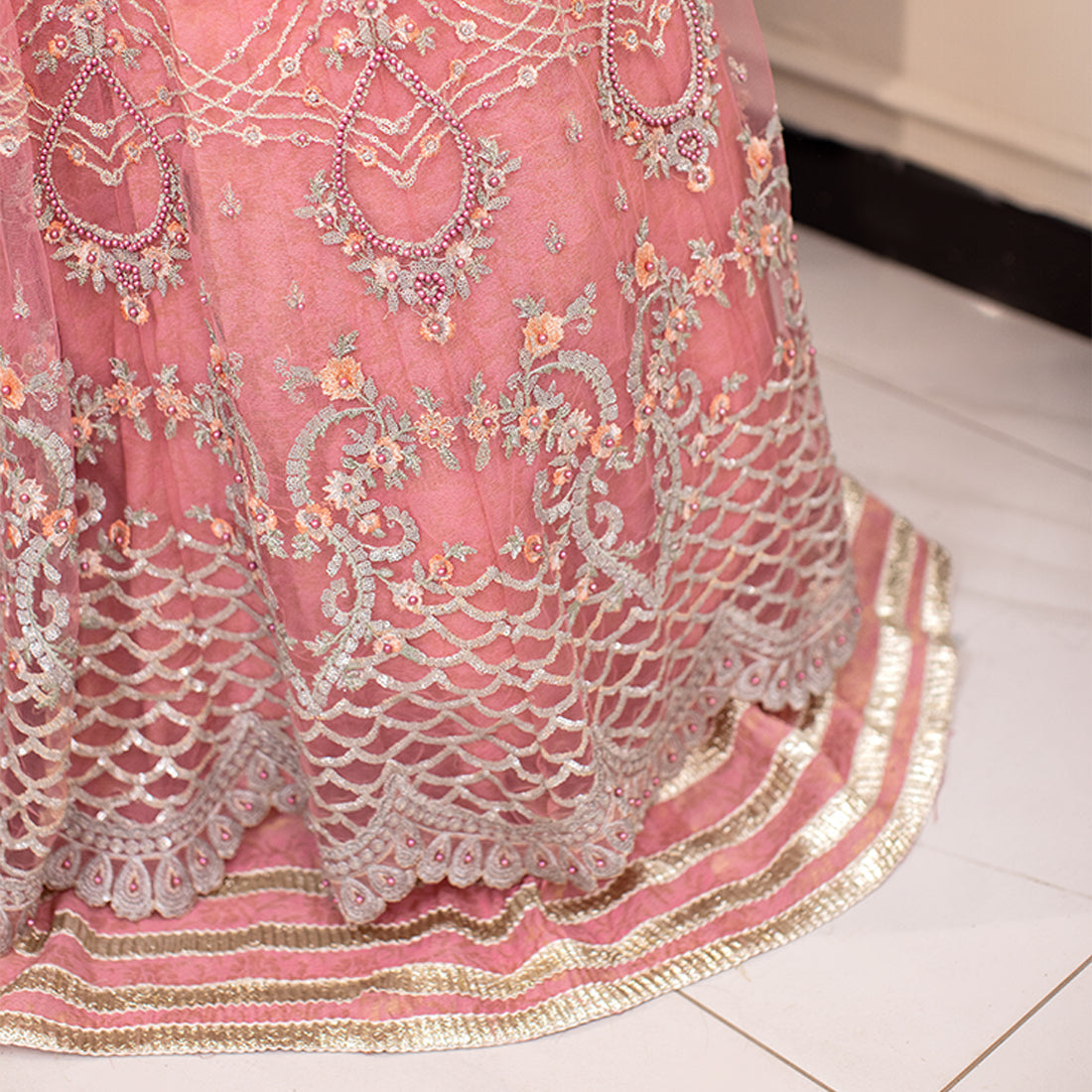 ZR-2446 | Rose | 4 PC Zahra Rubab