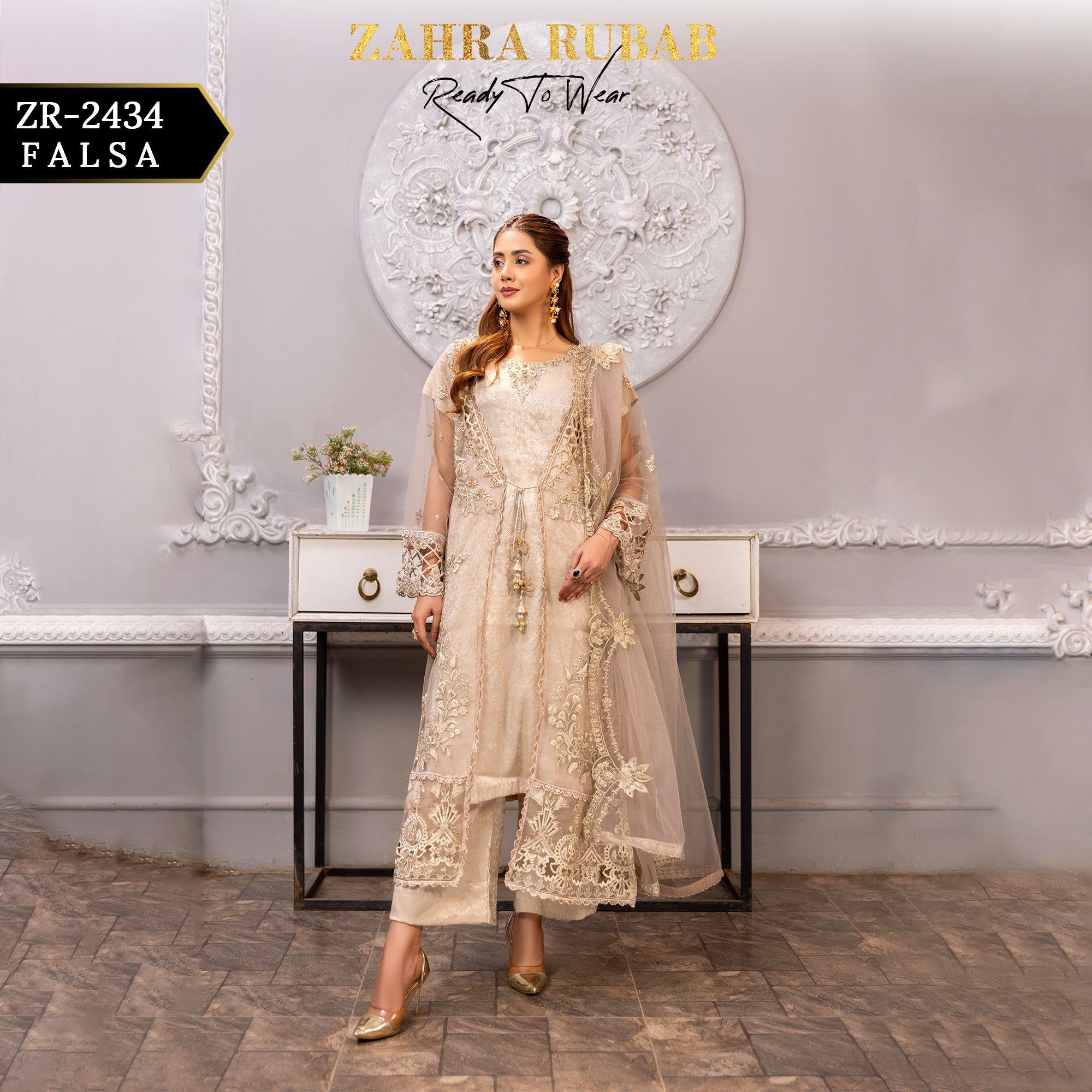 ZR-2434 Falsa Zahra Rubab Gul Mohar