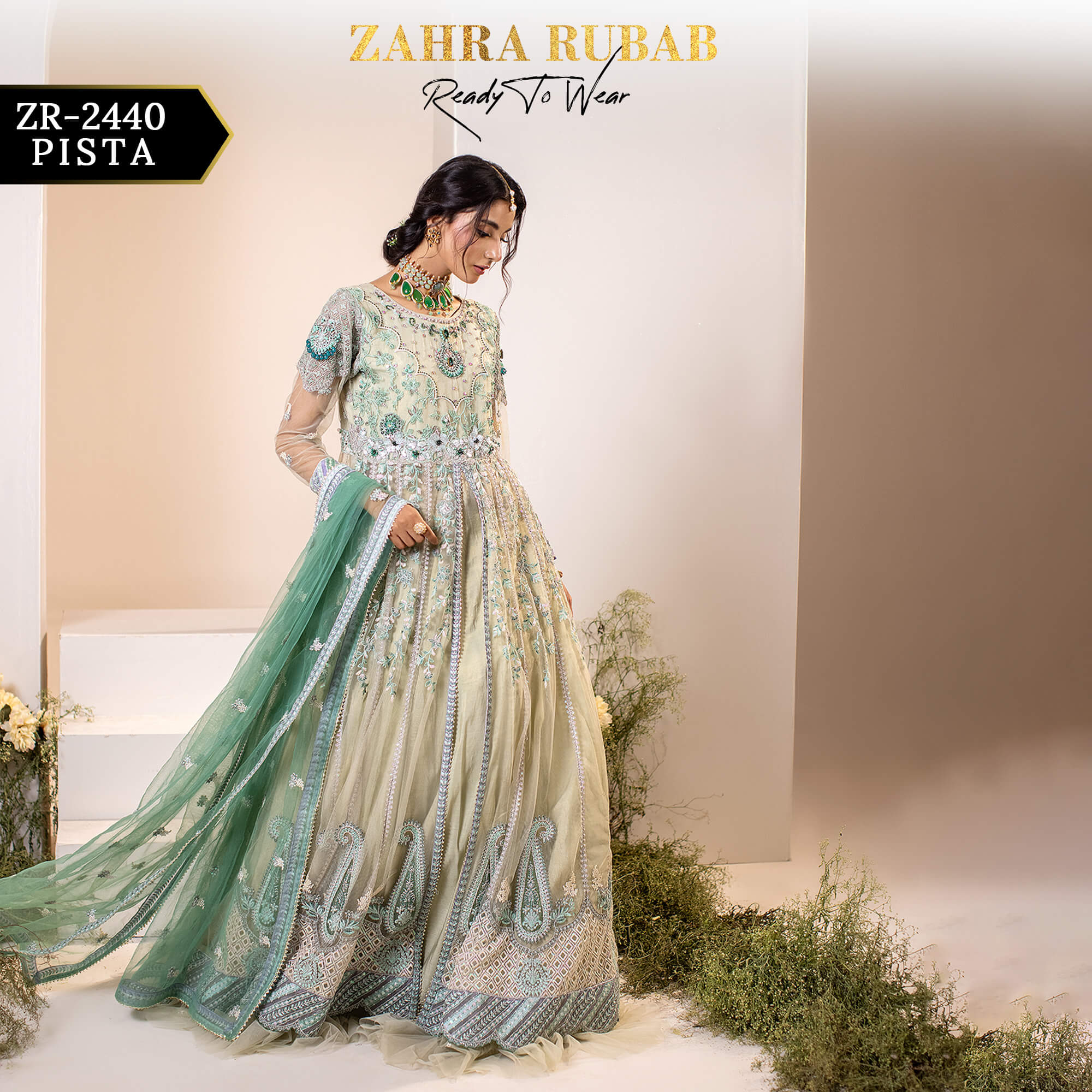 ZR-2440 PISTA, PEACH Zahra Rubab Afsana