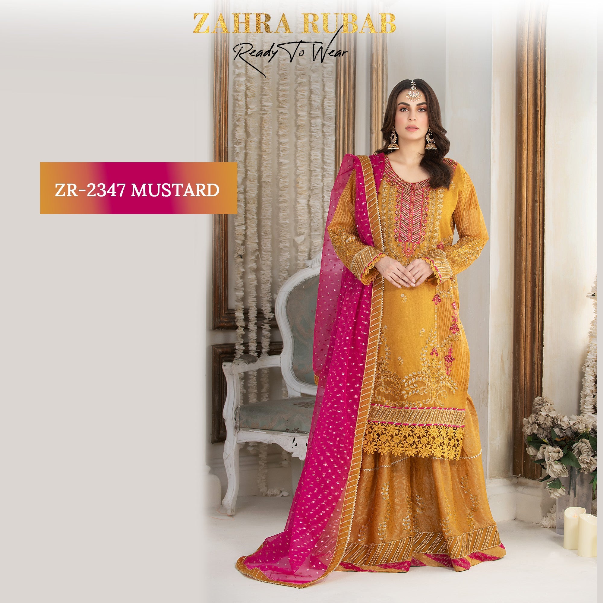 ZR-2347 Mustard, Skin Zahra Rubab fresh