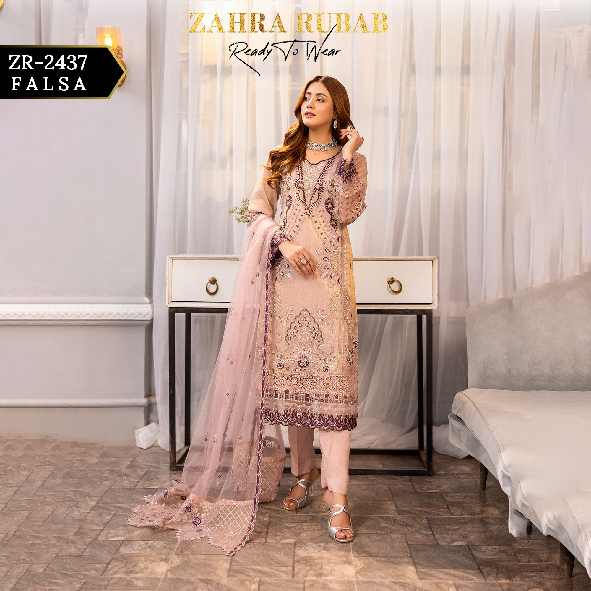 ZR - 2437 Falsa Zahra Rubab Gul Mohar