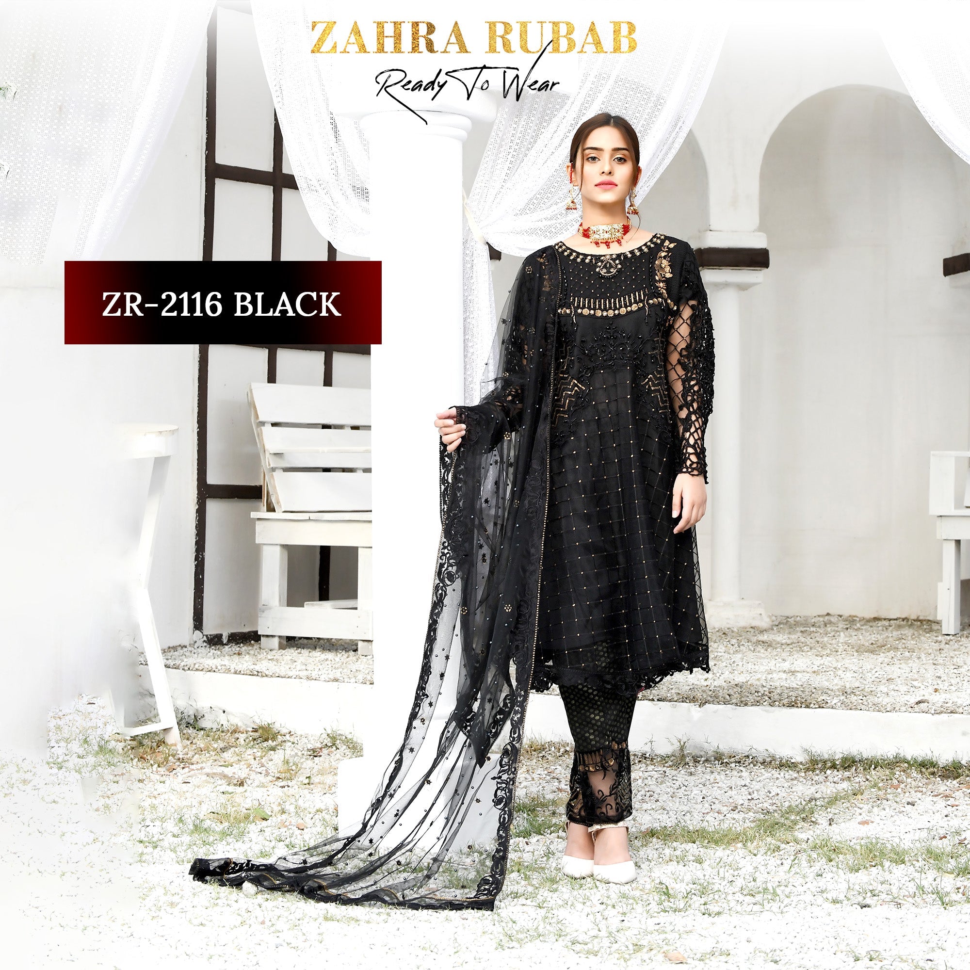 ZR-2116 Black Zahra Rubab Sale