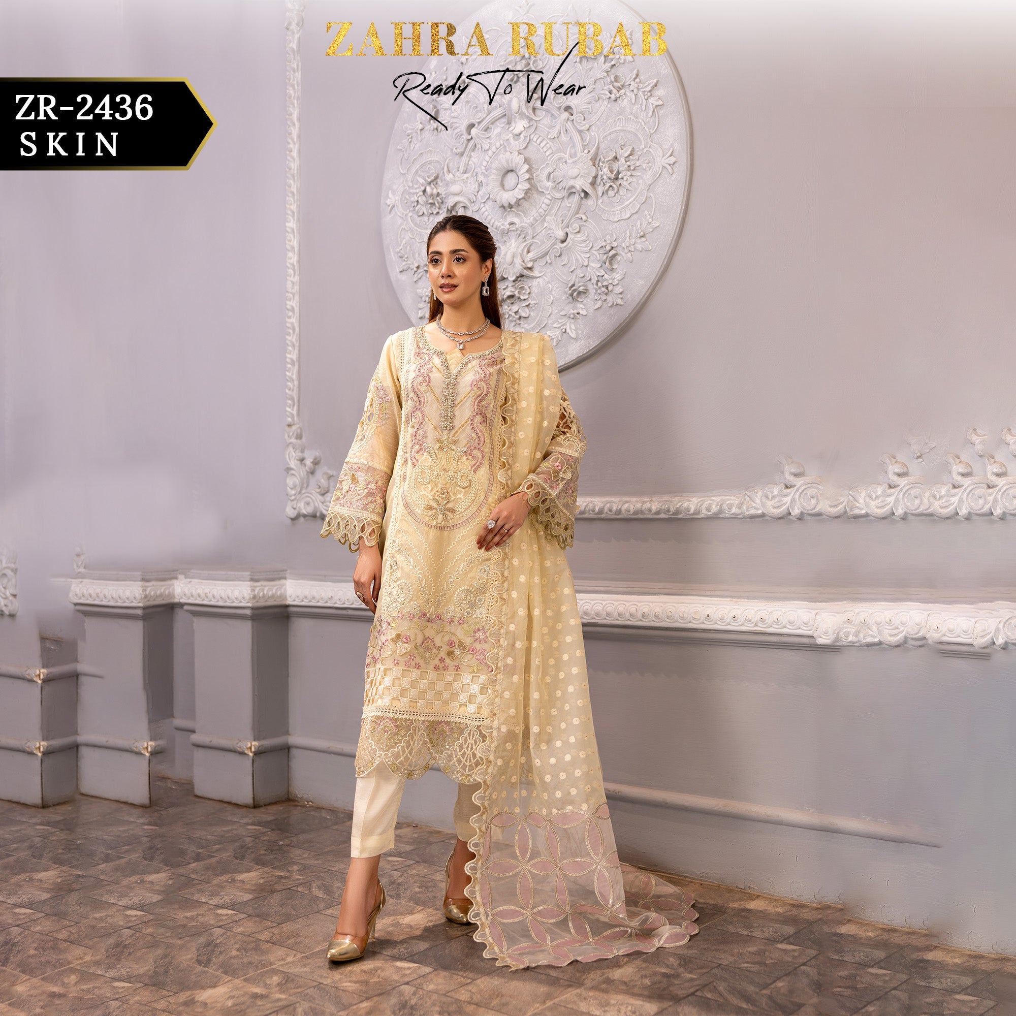 ZR - 2436 Skin Zahra Rubab Gul Mohar
