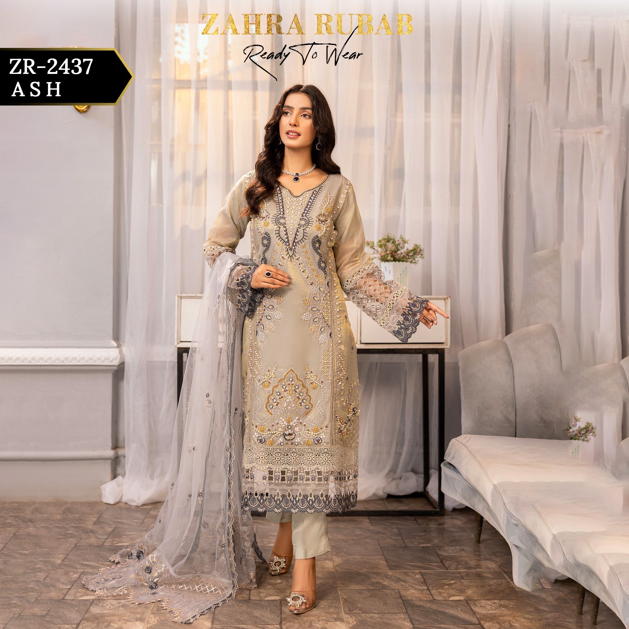 ZR - 2437 Ash Zahra Rubab Gul Mohar