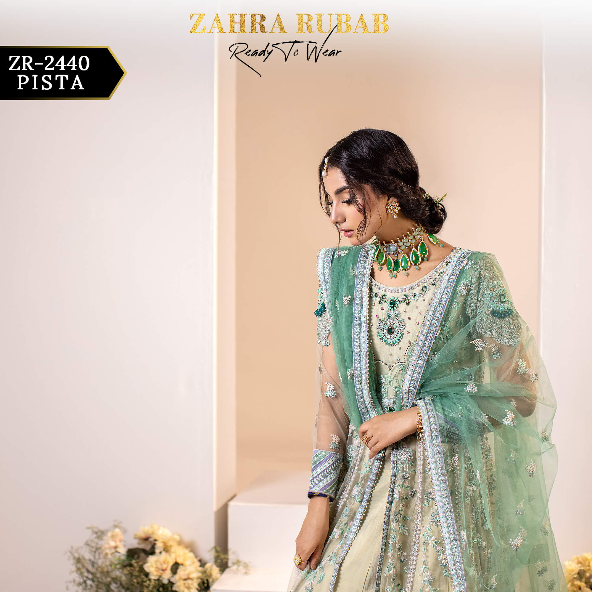 ZR-2440 PISTA, PEACH Zahra Rubab Afsana