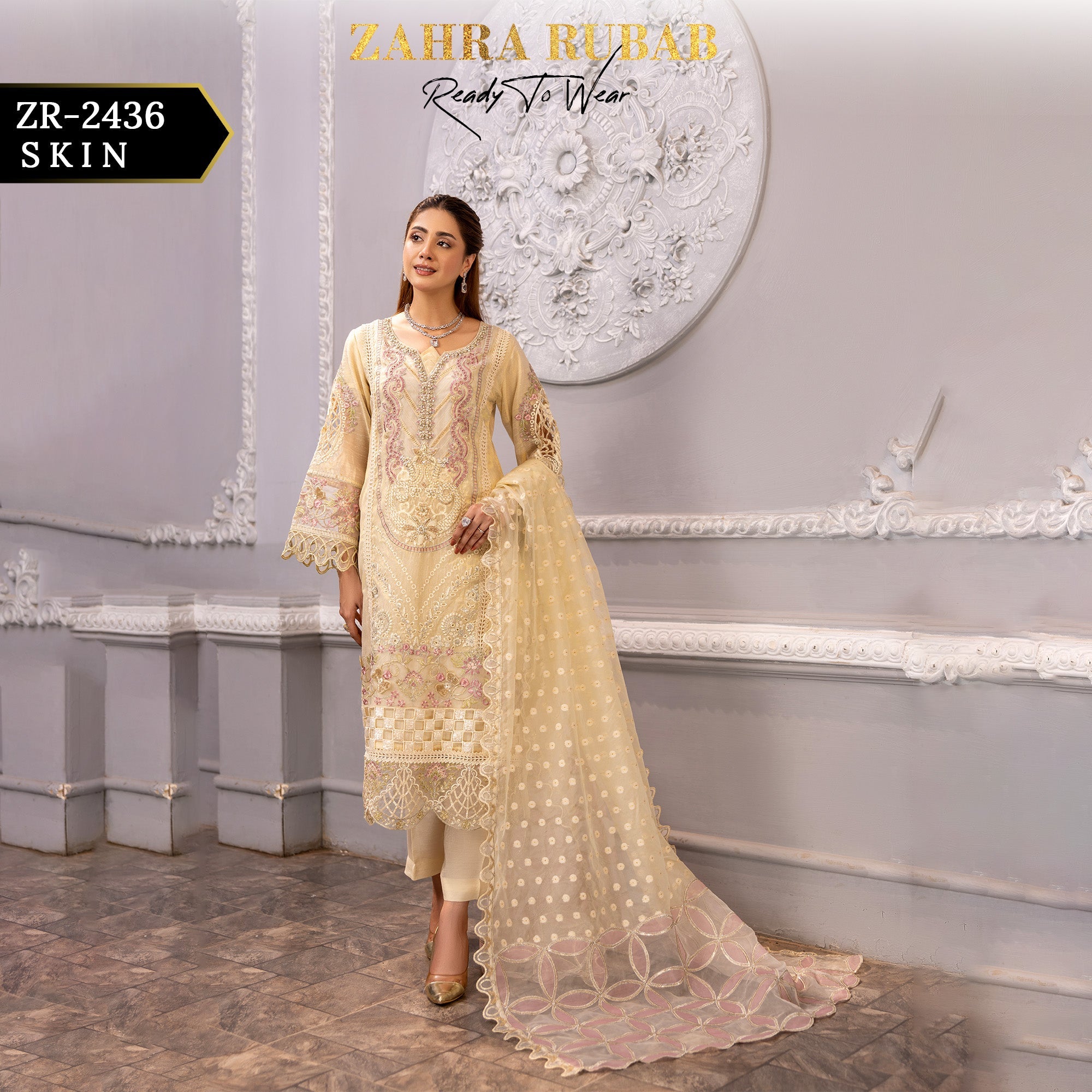 ZR - 2436 Skin Zahra Rubab Gul Mohar