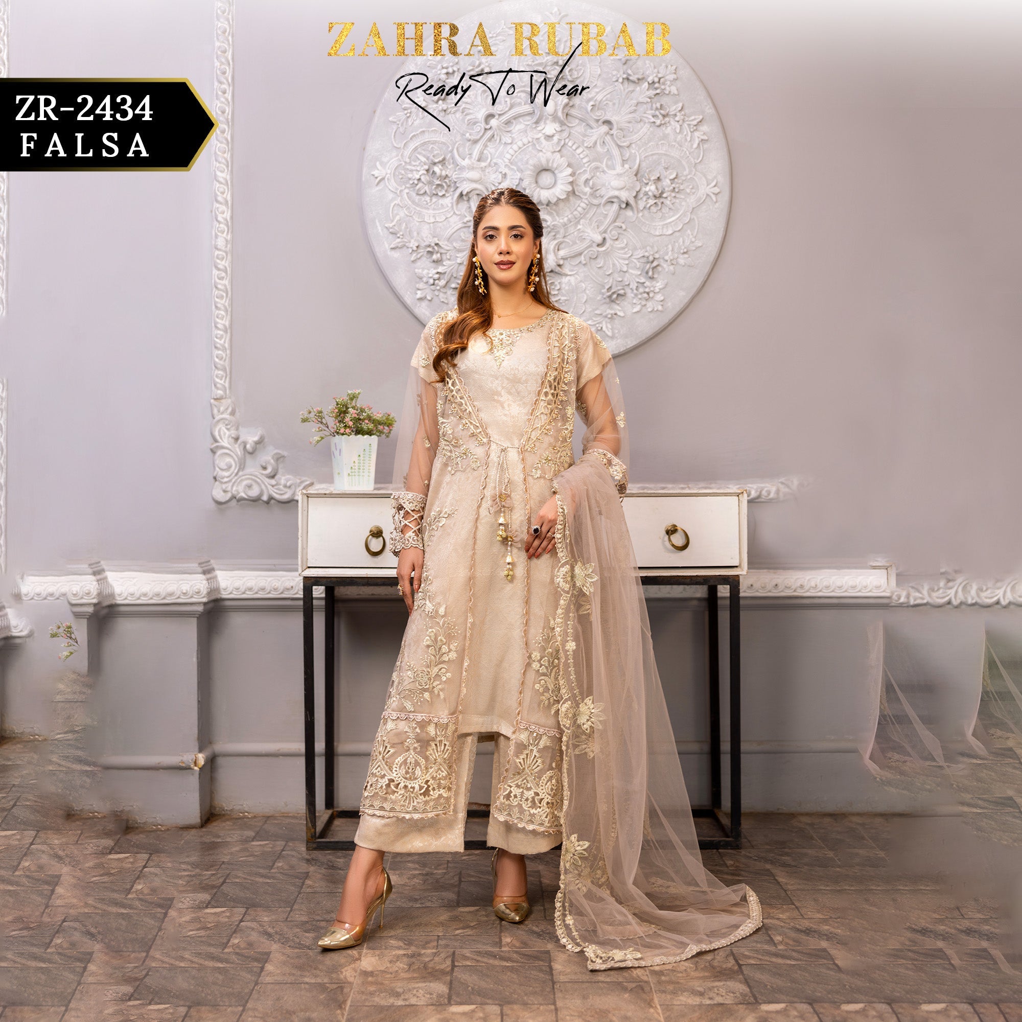 ZR-2434 Falsa Zahra Rubab Gul Mohar