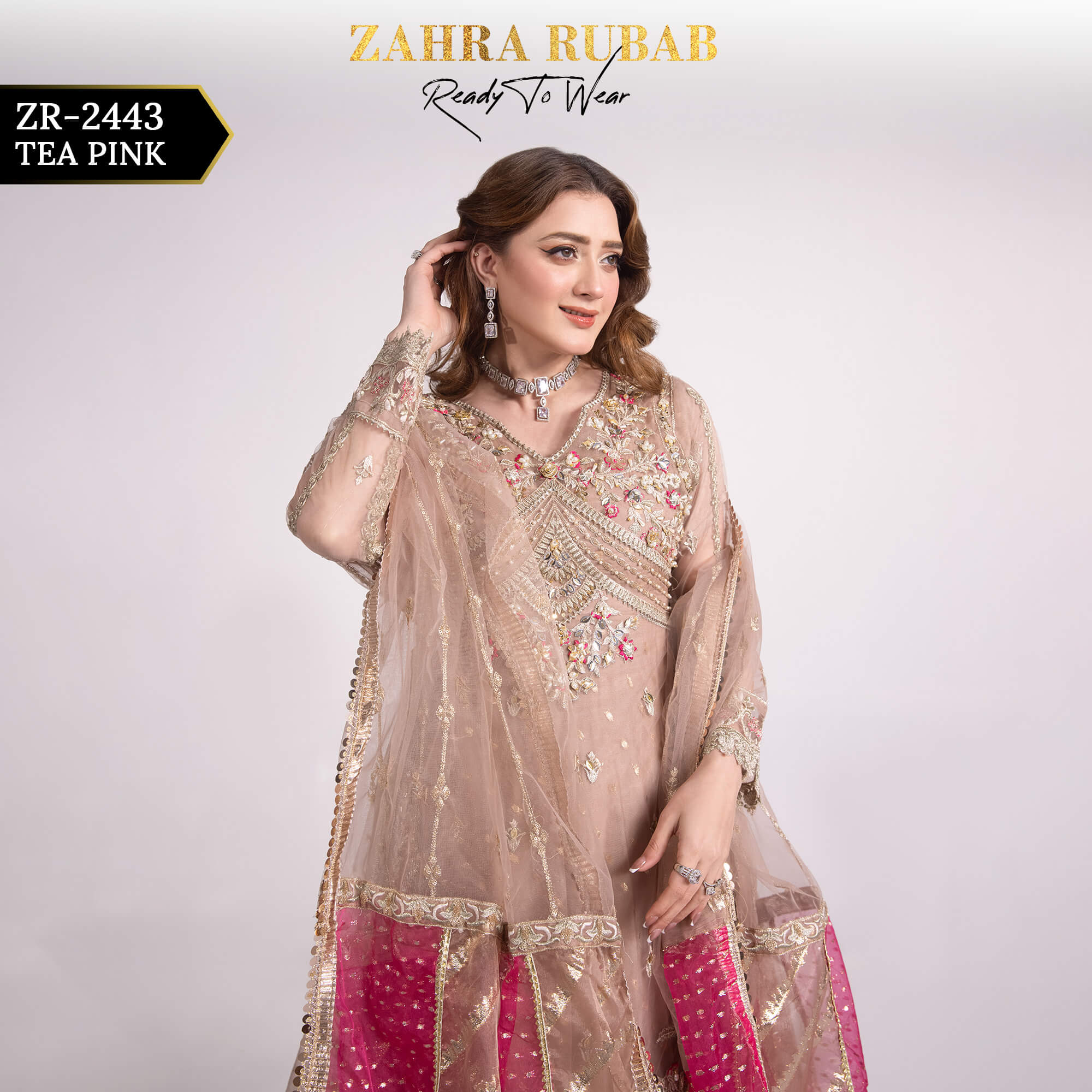 ZR-2443 SKIN, T PINK Zahra Rubab Afsana