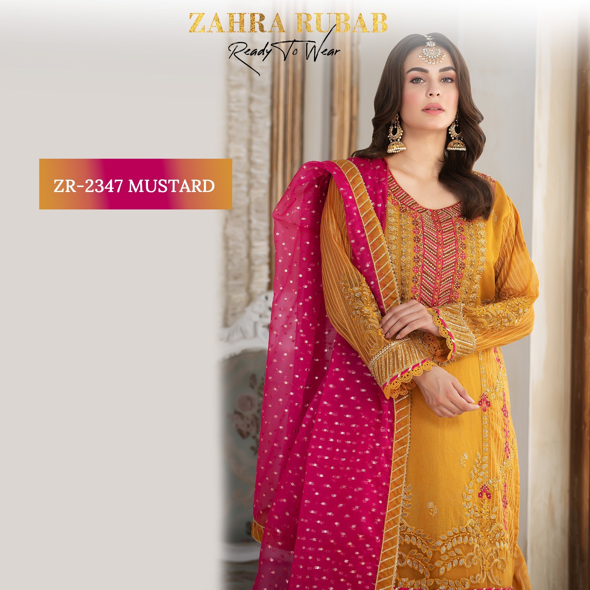 ZR-2347 Mustard, Skin Zahra Rubab fresh