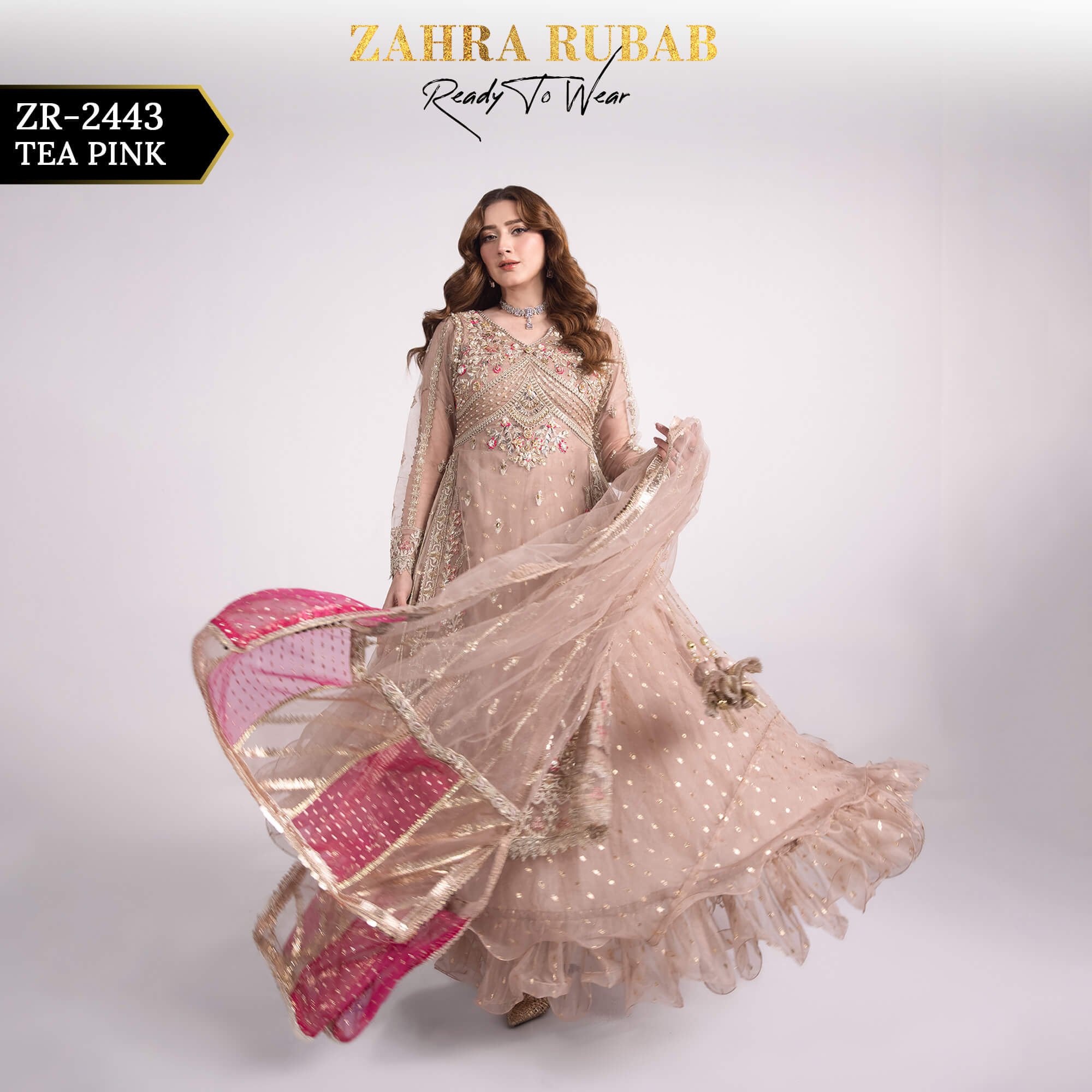 ZR-2443 SKIN, T PINK Zahra Rubab Afsana