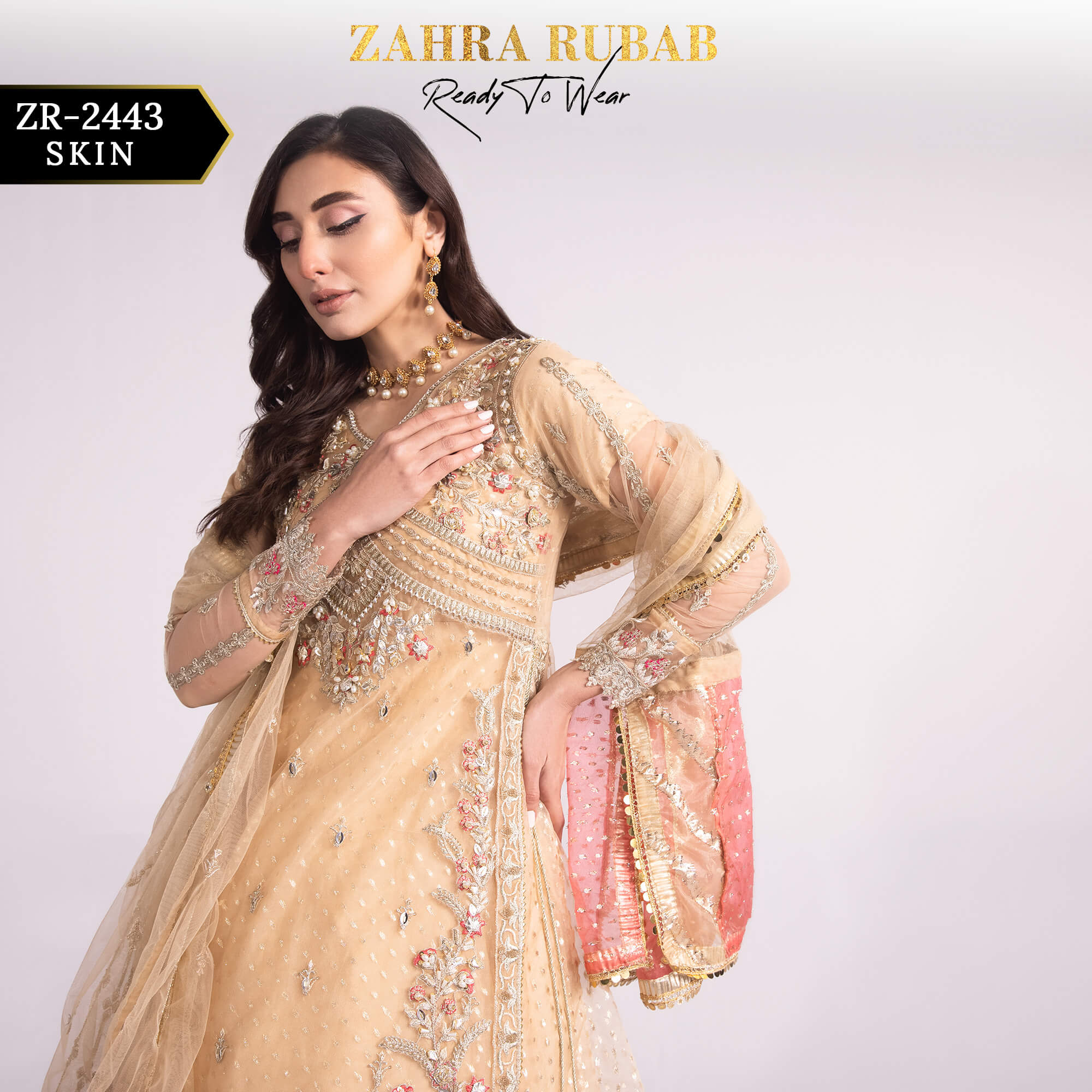 ZR-2443 SKIN, T PINK Zahra Rubab Afsana