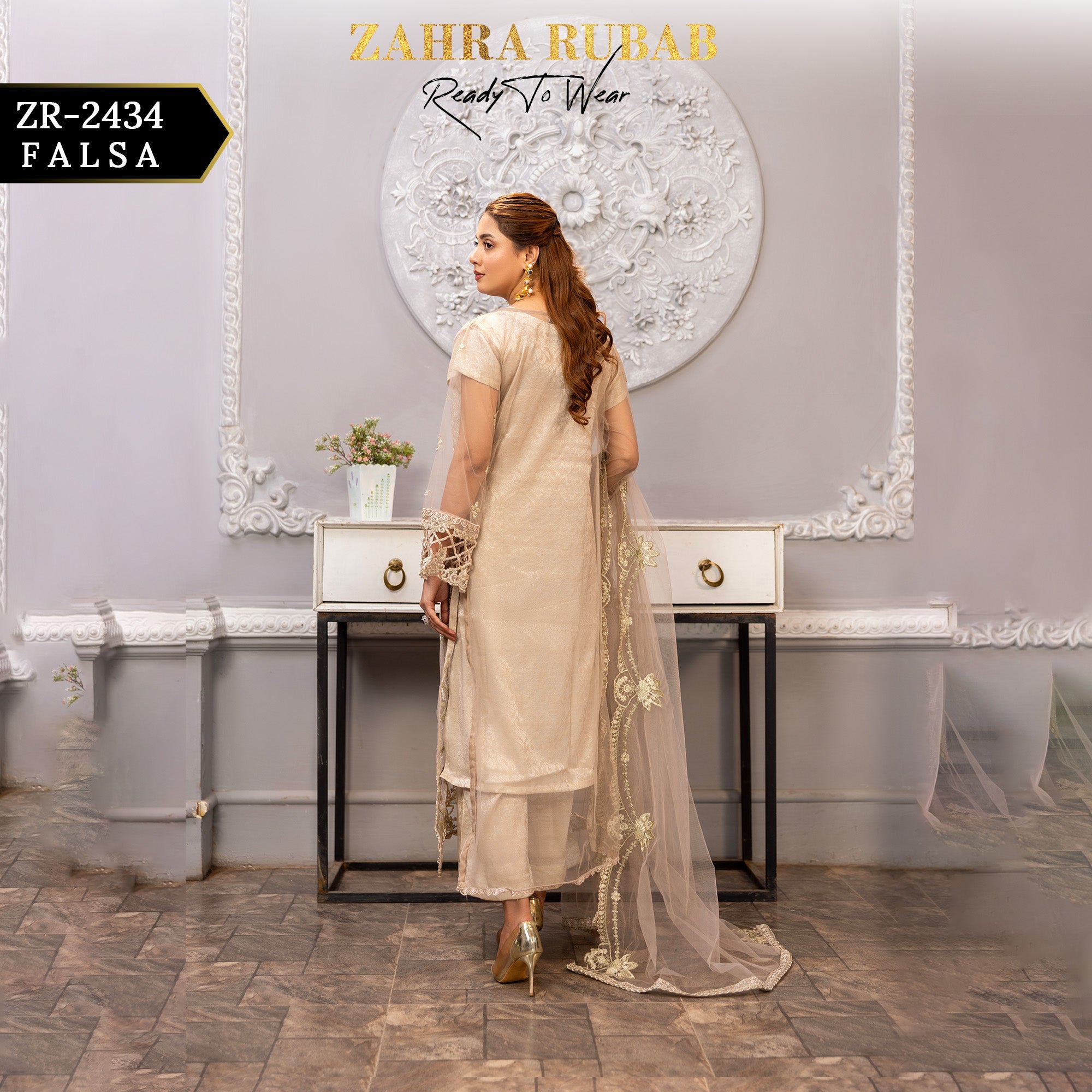 ZR-2434 Falsa Zahra Rubab Gul Mohar