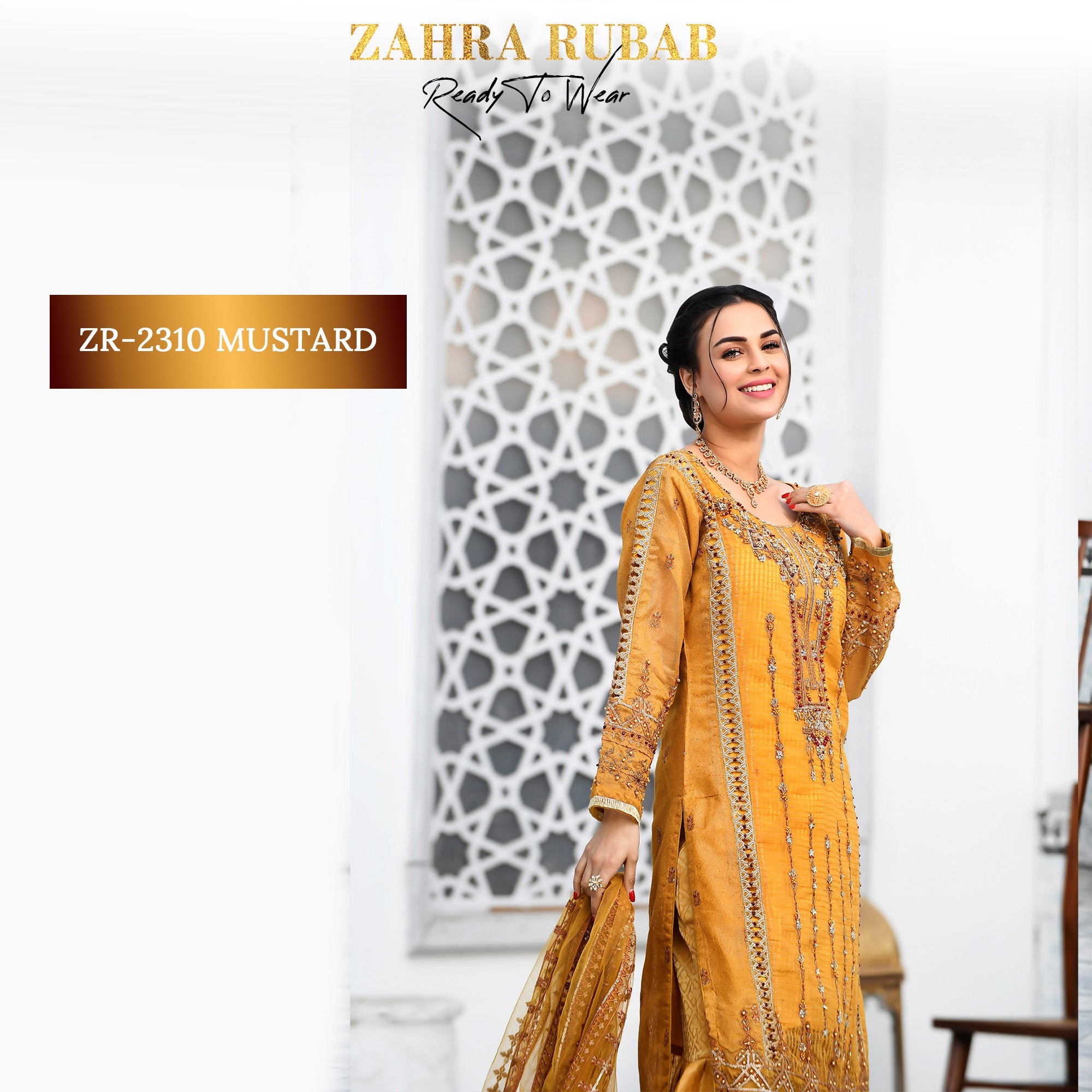ZR-2310 Mustard Zahra Rubab fresh