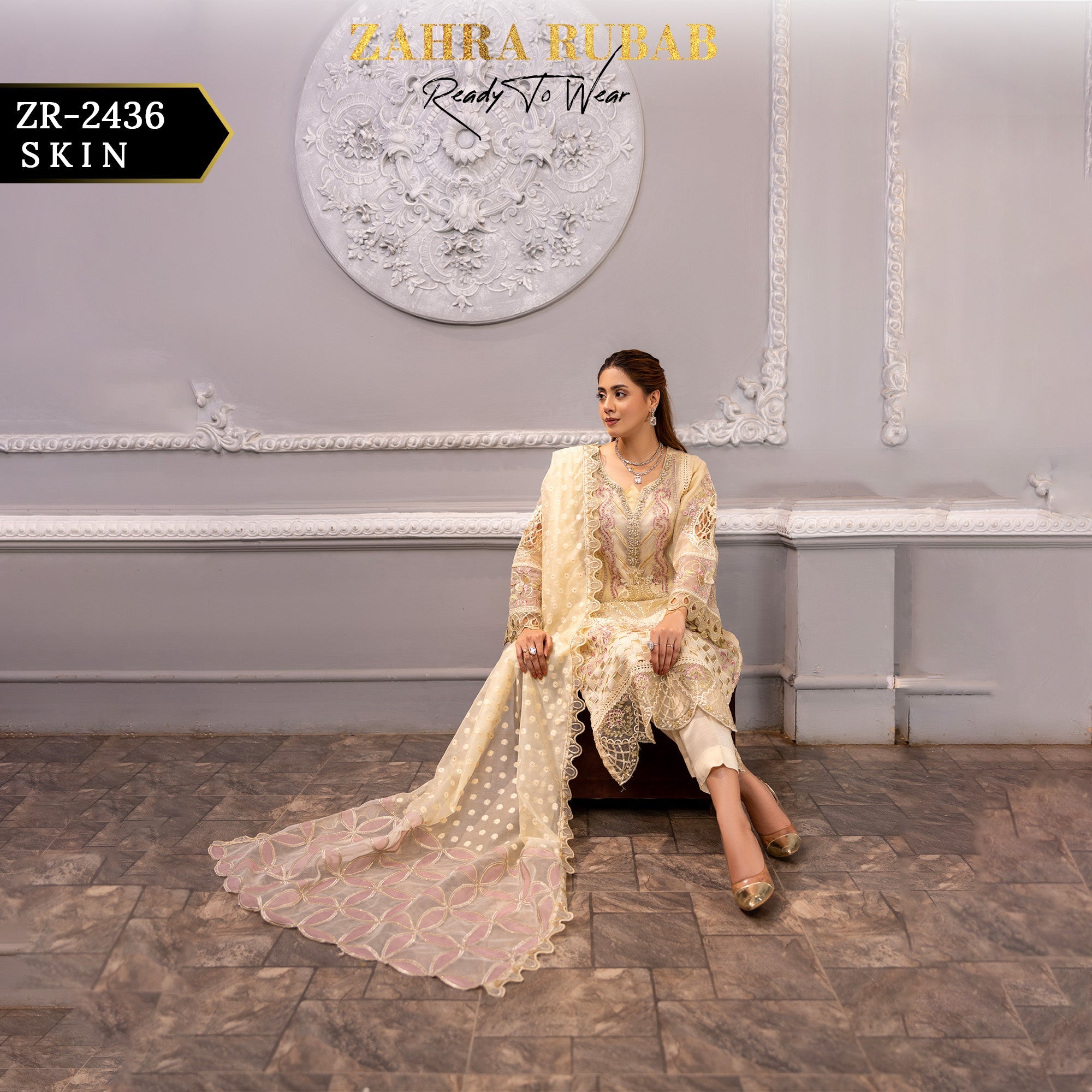 ZR - 2436 Skin Zahra Rubab Gul Mohar