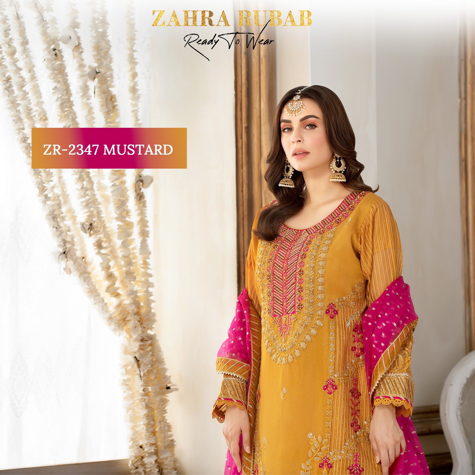 ZR-2347 Mustard, Skin Zahra Rubab fresh
