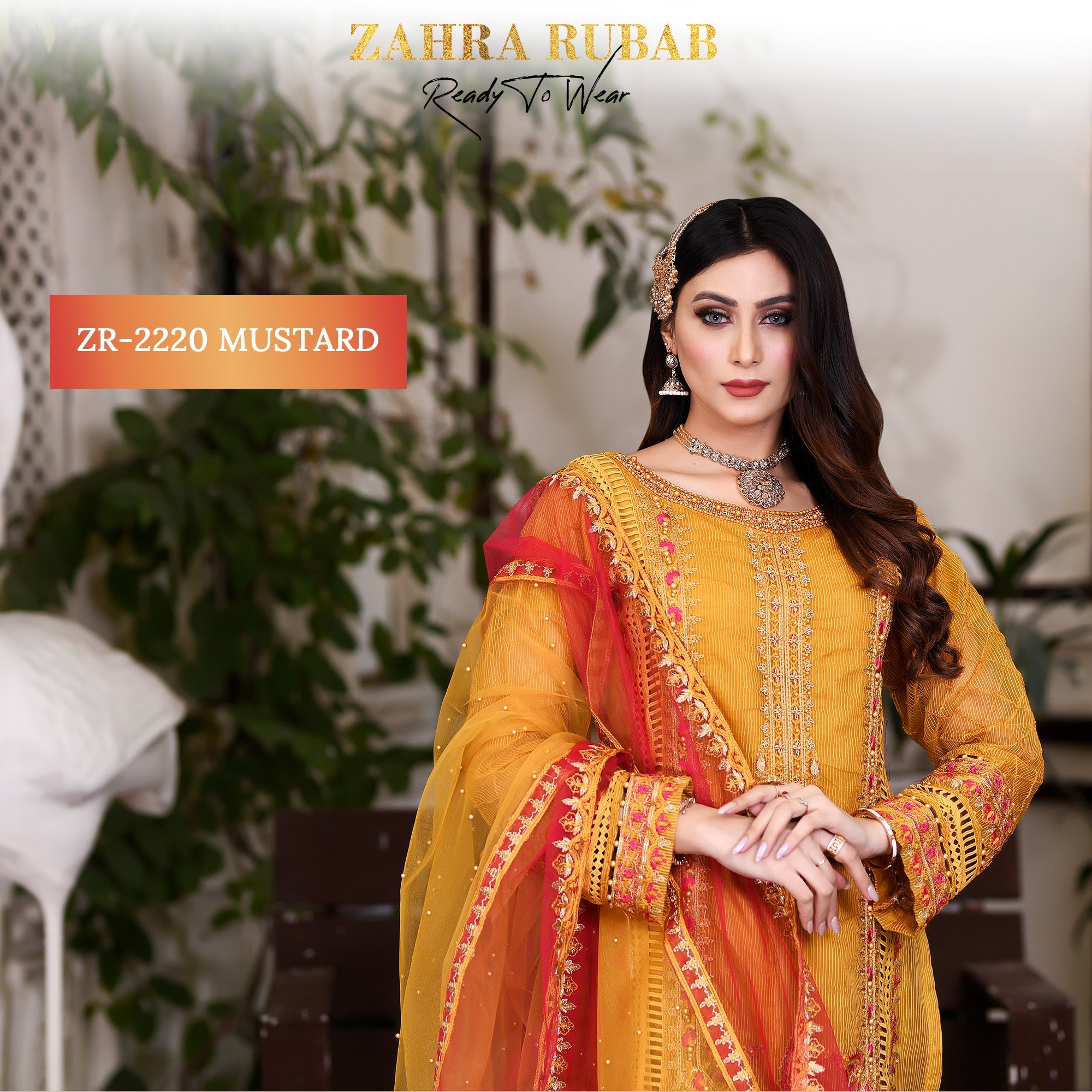ZR-2220 Mustard Zahra Rubab fresh