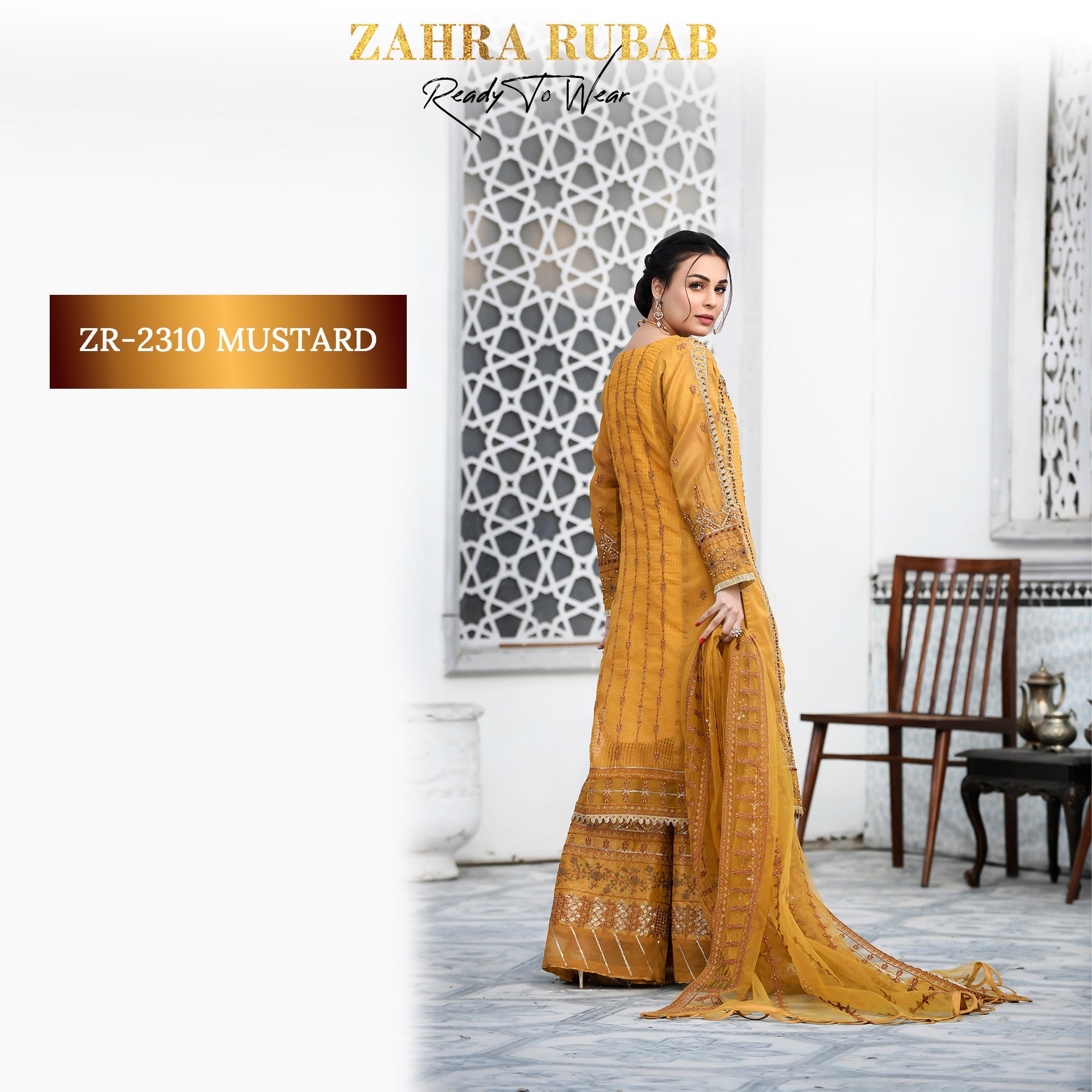 ZR-2310 Mustard Zahra Rubab fresh