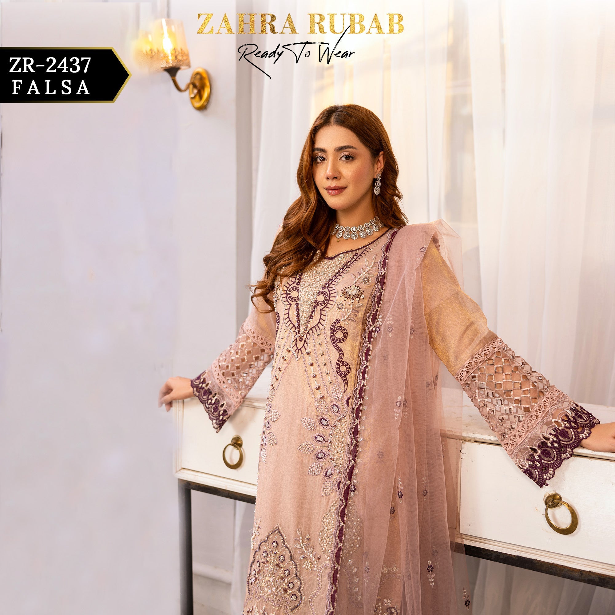 ZR - 2437 Falsa Zahra Rubab Gul Mohar