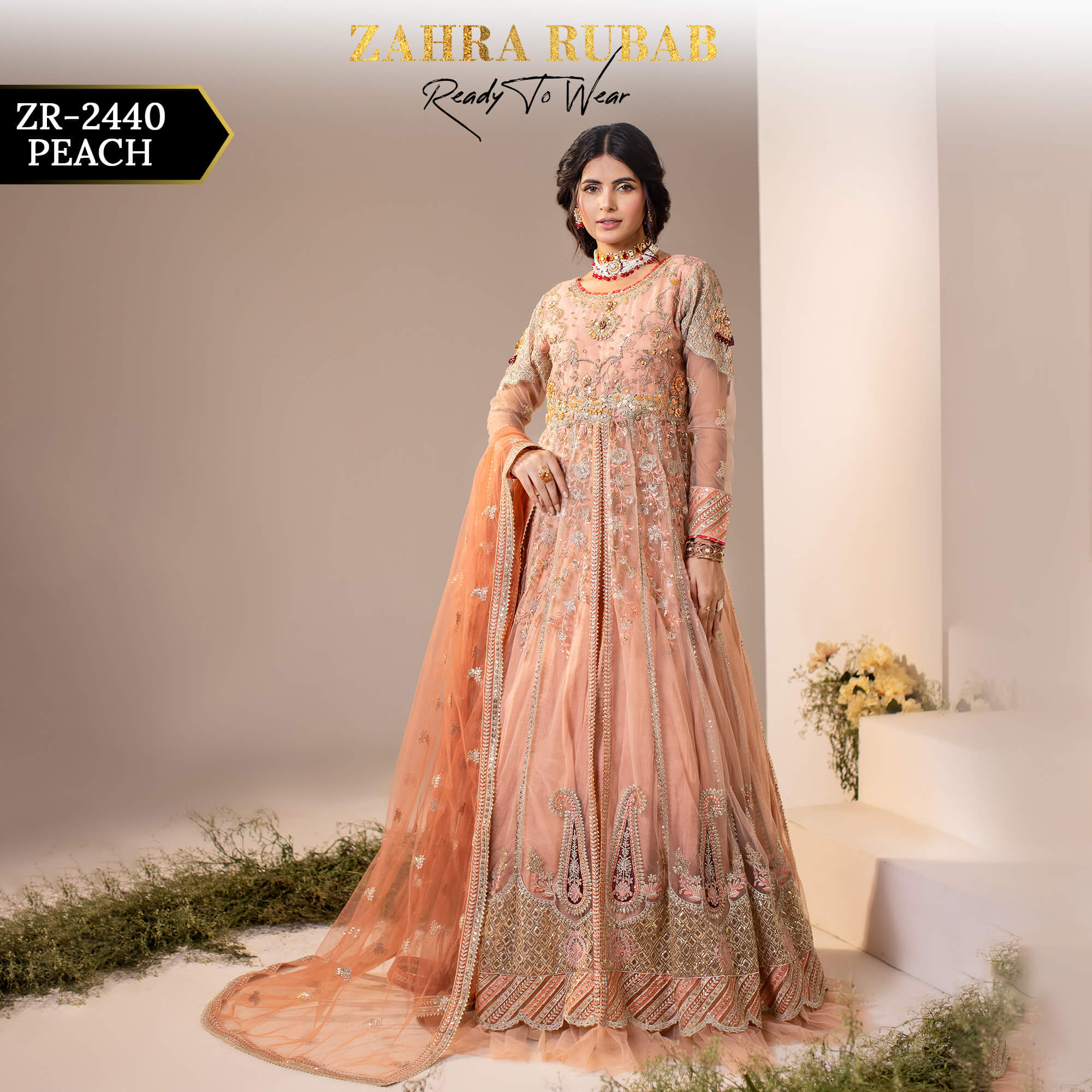 ZR-2440 PISTA, PEACH Zahra Rubab Afsana