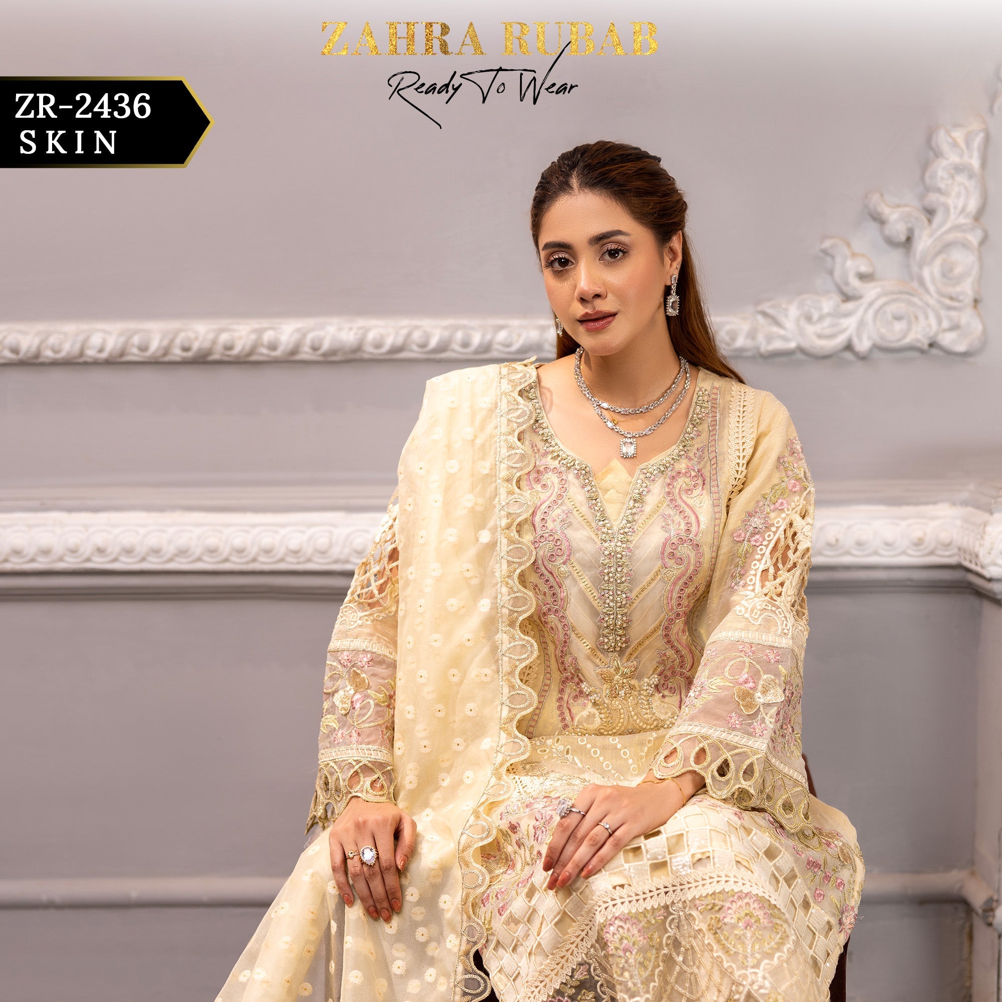 ZR - 2436 Skin Zahra Rubab Gul Mohar