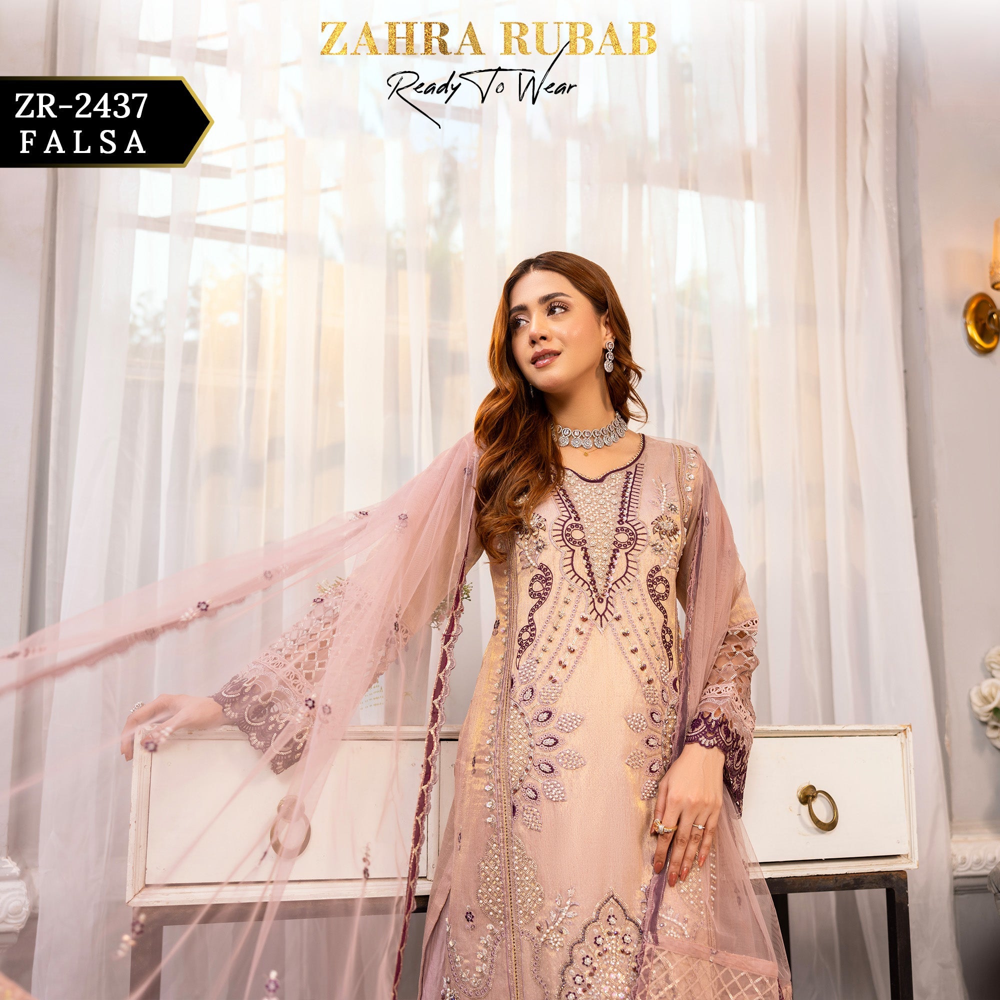 ZR - 2437 Falsa Zahra Rubab Gul Mohar