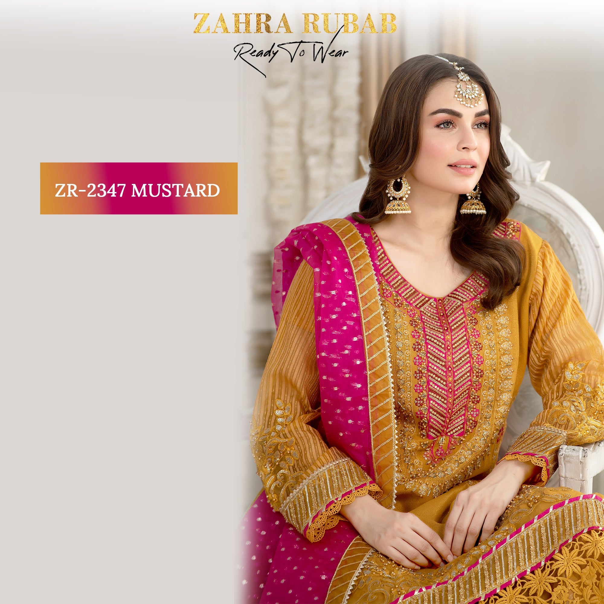 ZR-2347 Mustard, Skin Zahra Rubab fresh