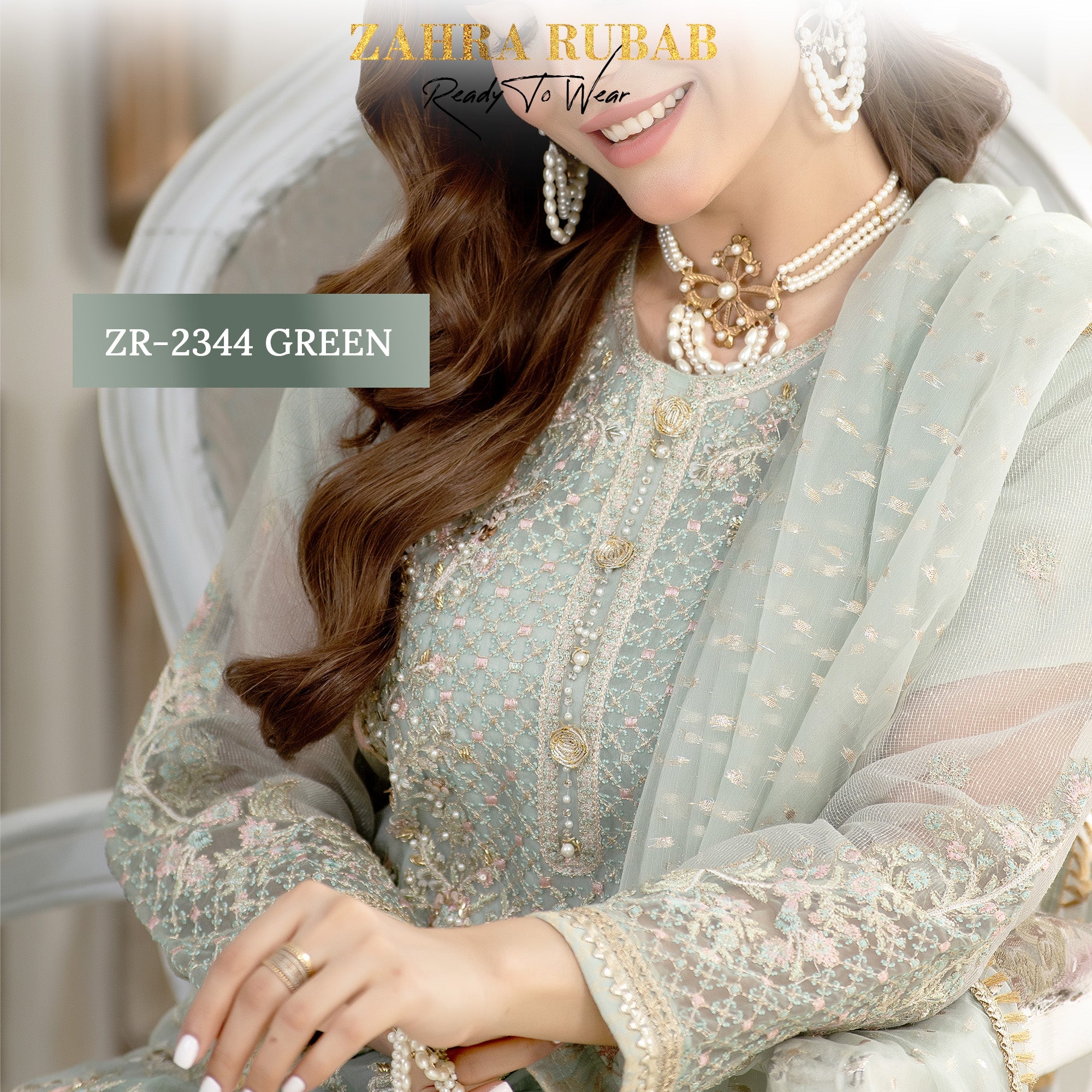 ZR-2344 Green & Skin Zahra Rubab fresh