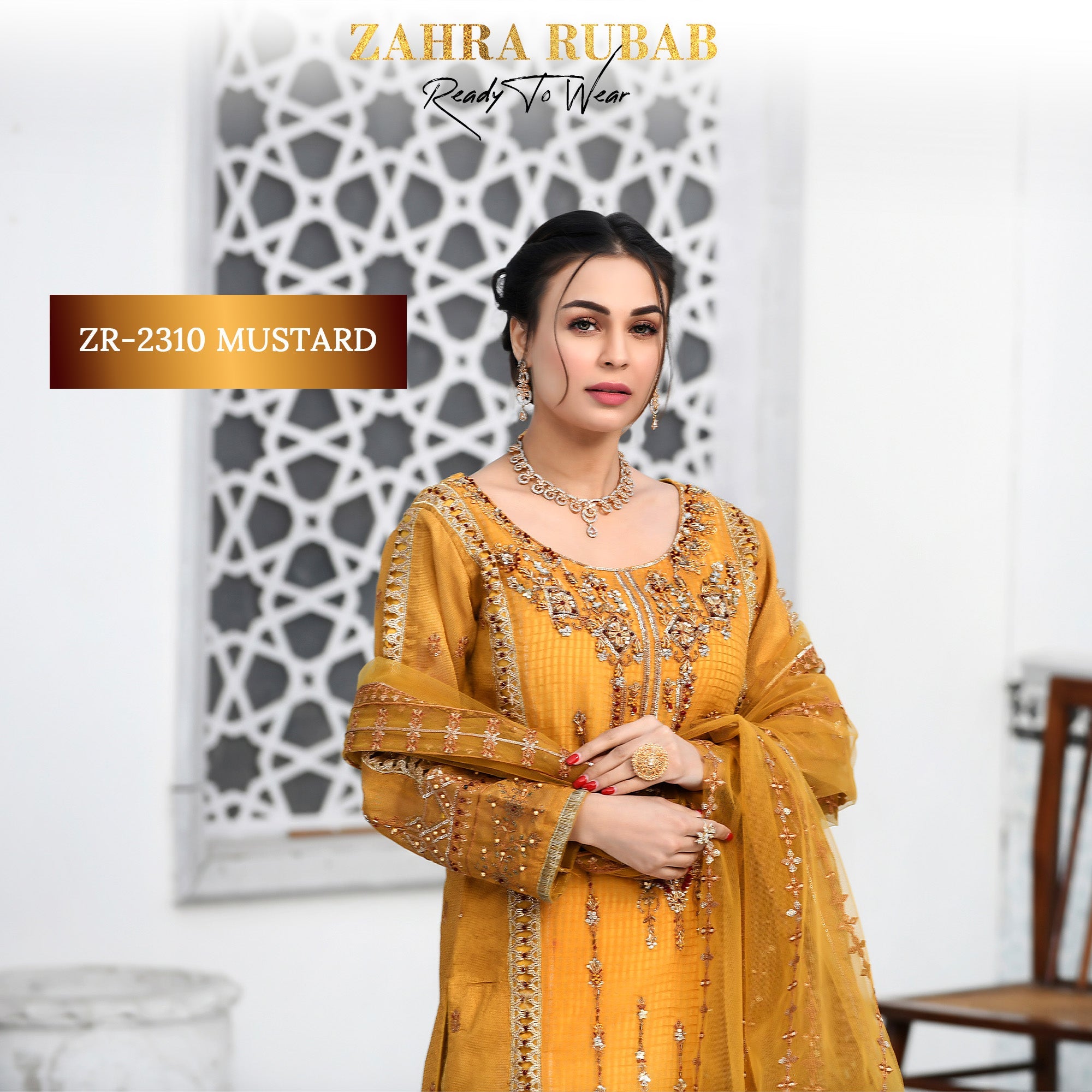 ZR-2310 Mustard Zahra Rubab fresh