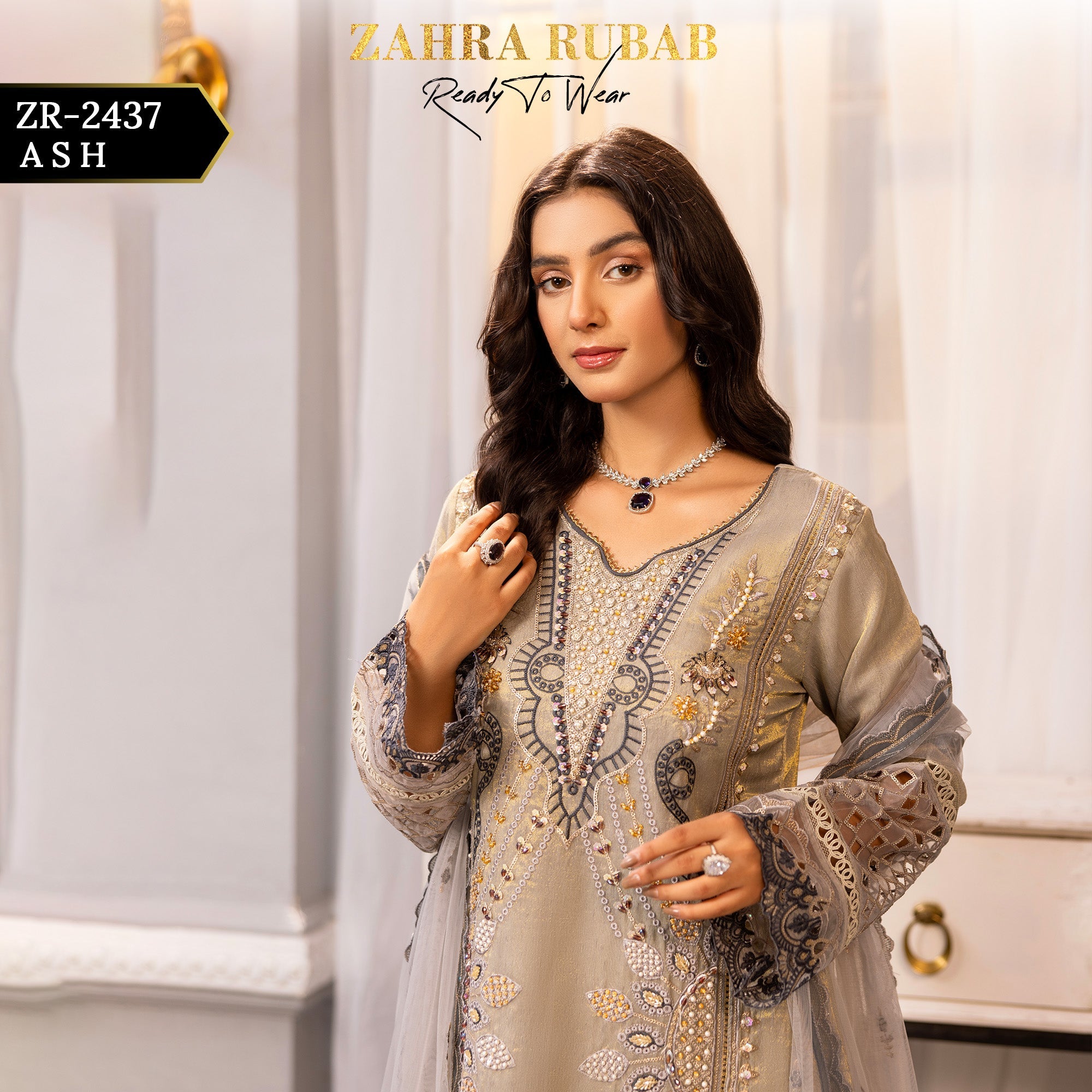 ZR - 2437 Ash Zahra Rubab Gul Mohar