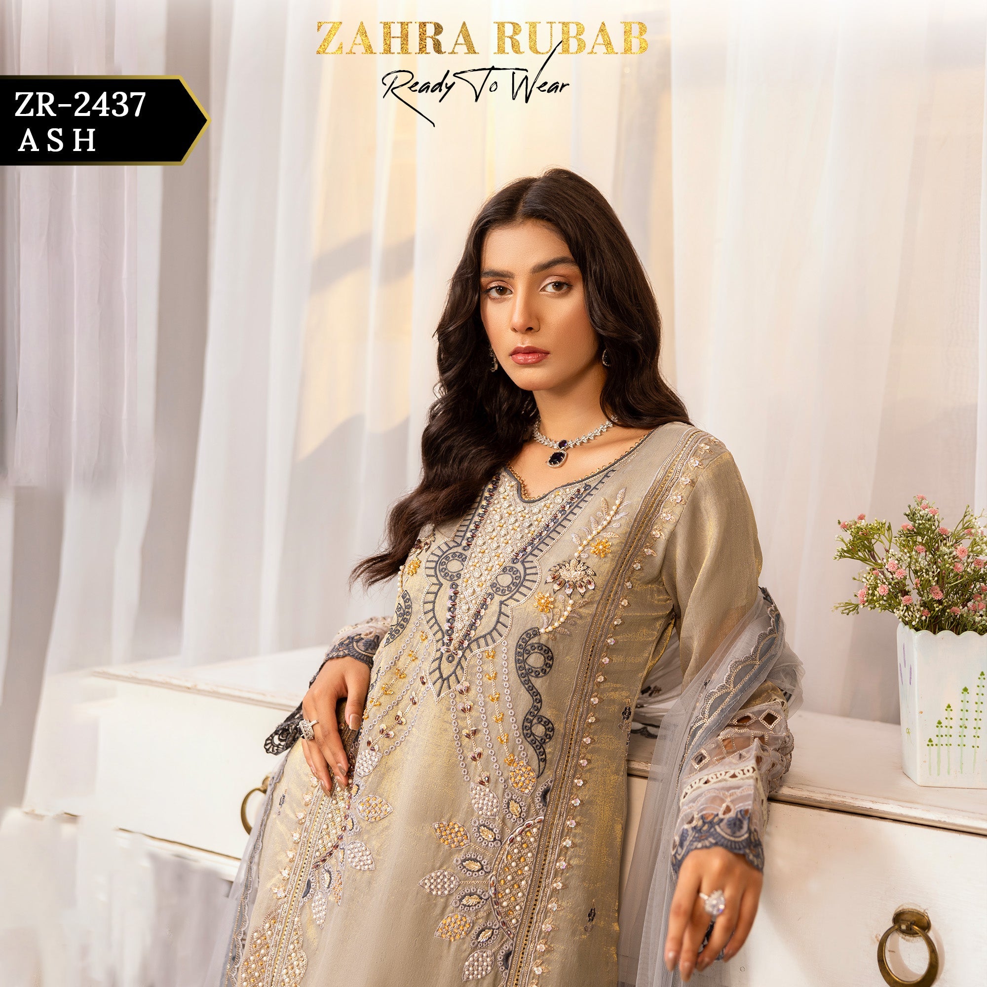 ZR - 2437 Ash Zahra Rubab Gul Mohar