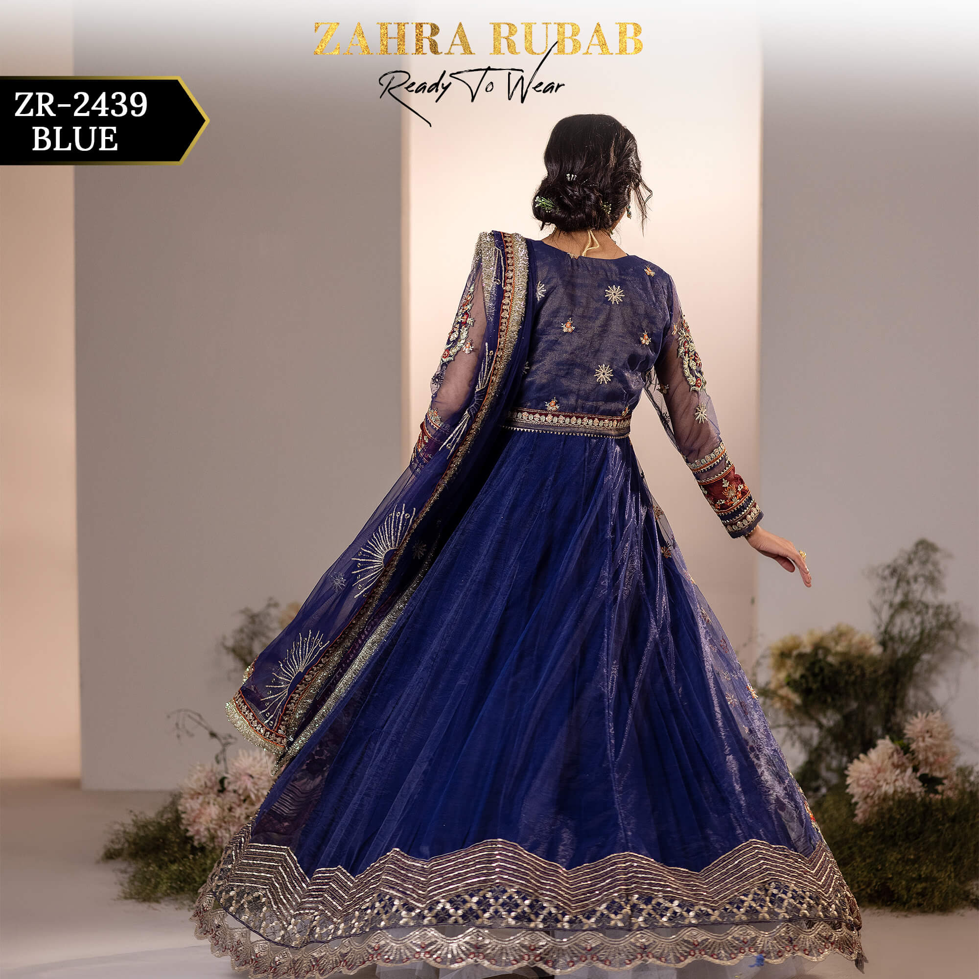 ZR-2439 BLUE Zahra Rubab Afsana
