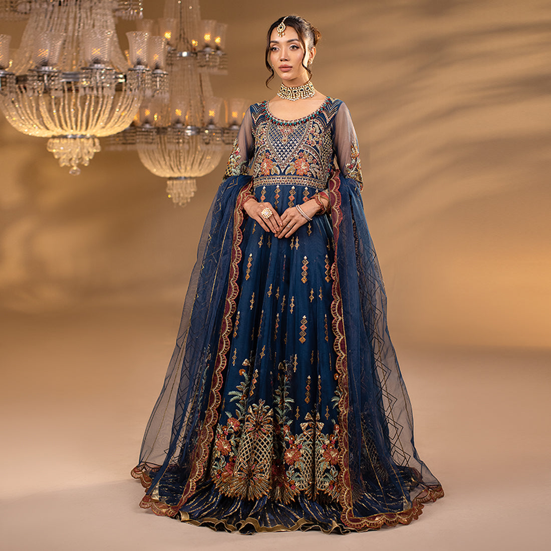 ZR-2502 | Teal Zahra Rubab