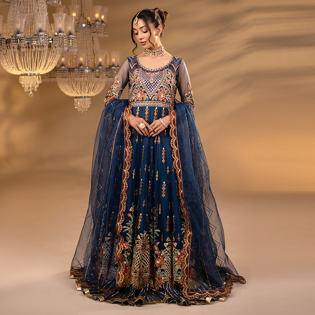 ZR-2502 | Teal Zahra Rubab