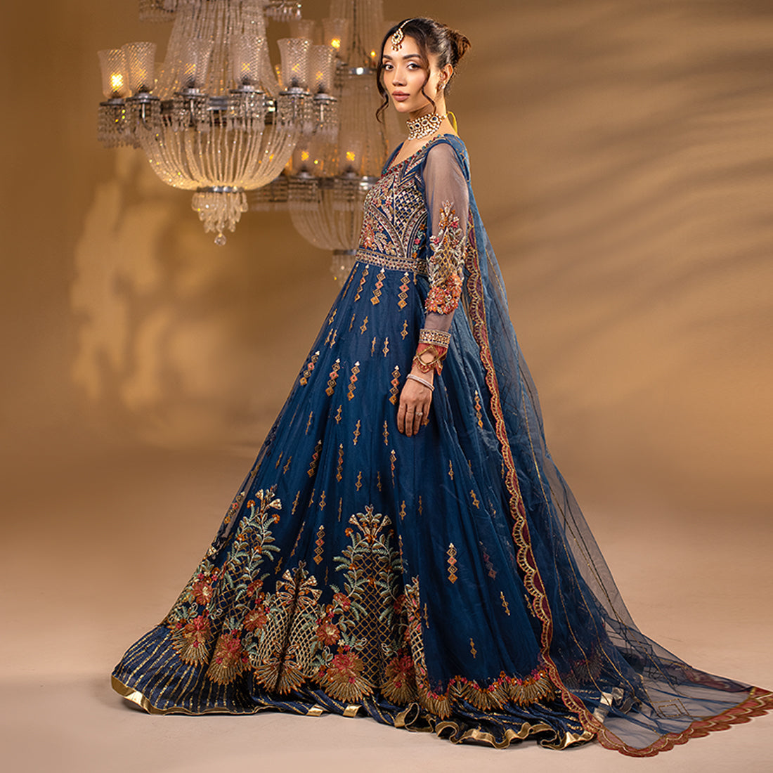 ZR-2502 | Teal Zahra Rubab