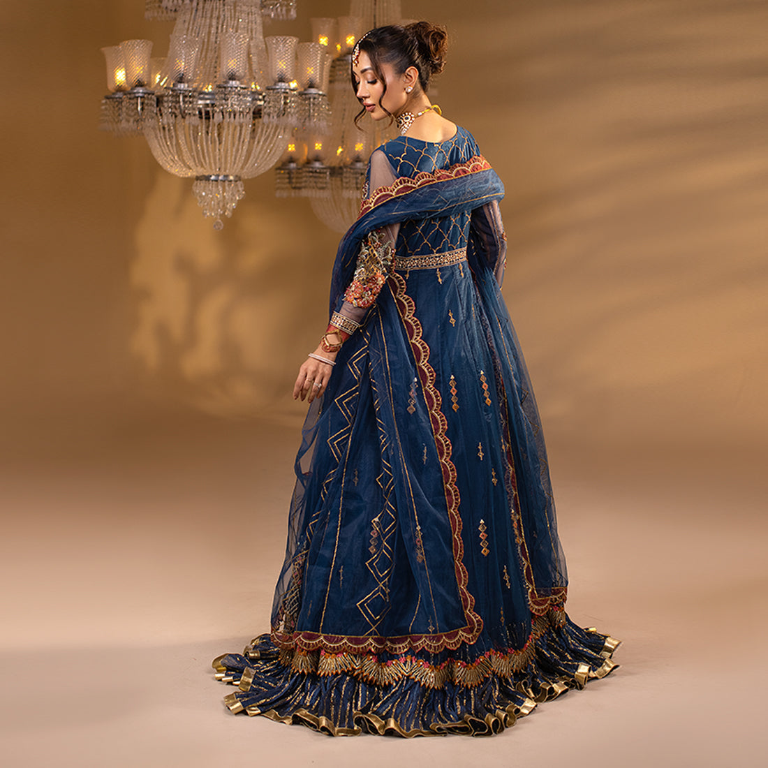 ZR-2502 | Teal Zahra Rubab