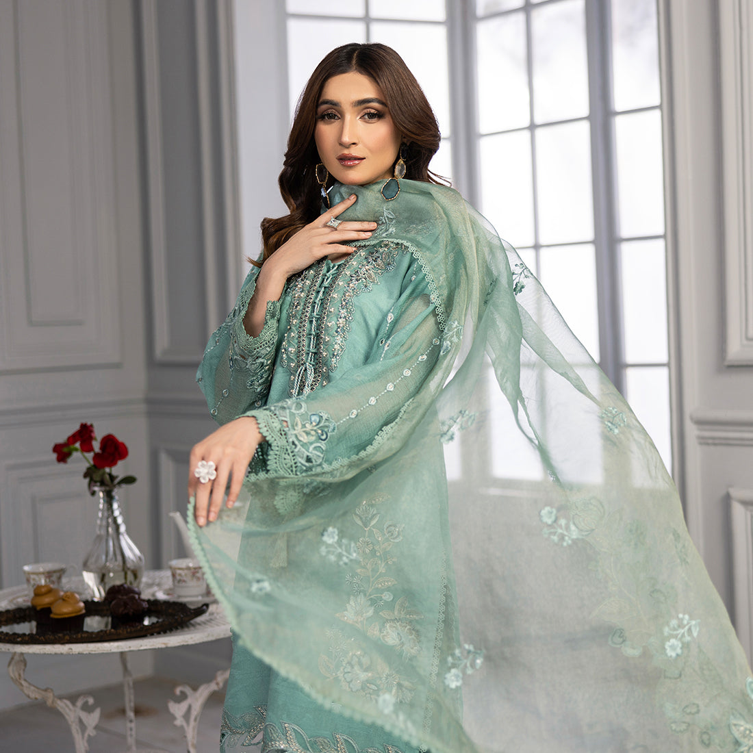 ZR-2515 | Turquoise Zahra Rubab