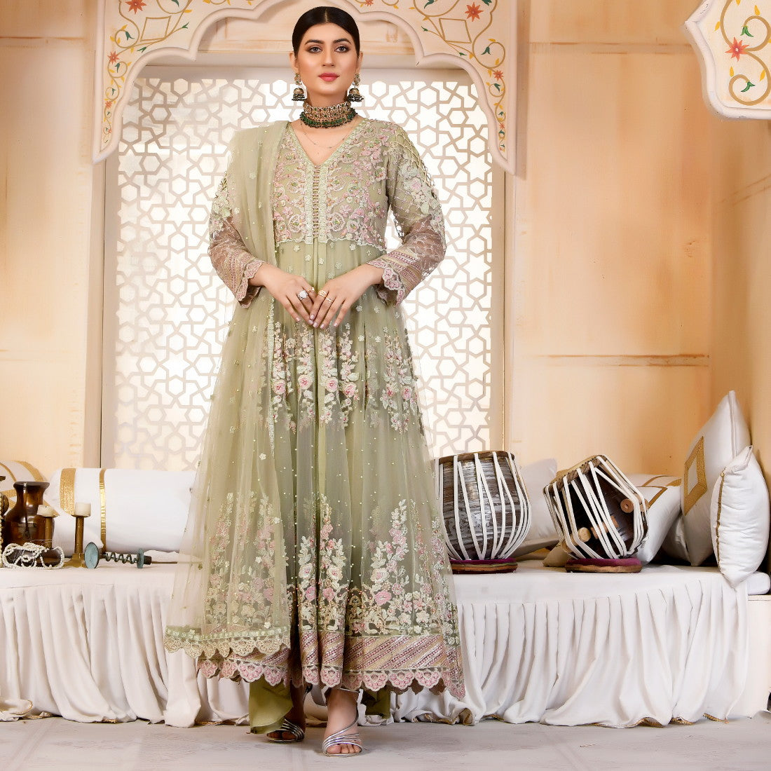 3 Piece Stitched - ZR 2123 Black, Maroon, Zinc, Pink, Coffee Zahra Rubab fresh