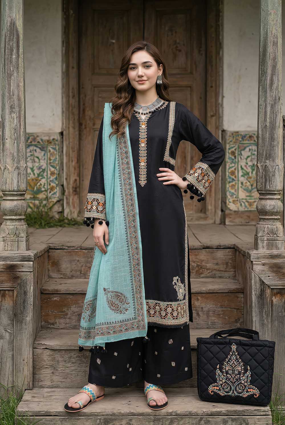 ZR-2626 | BLACK Zahra Rubab