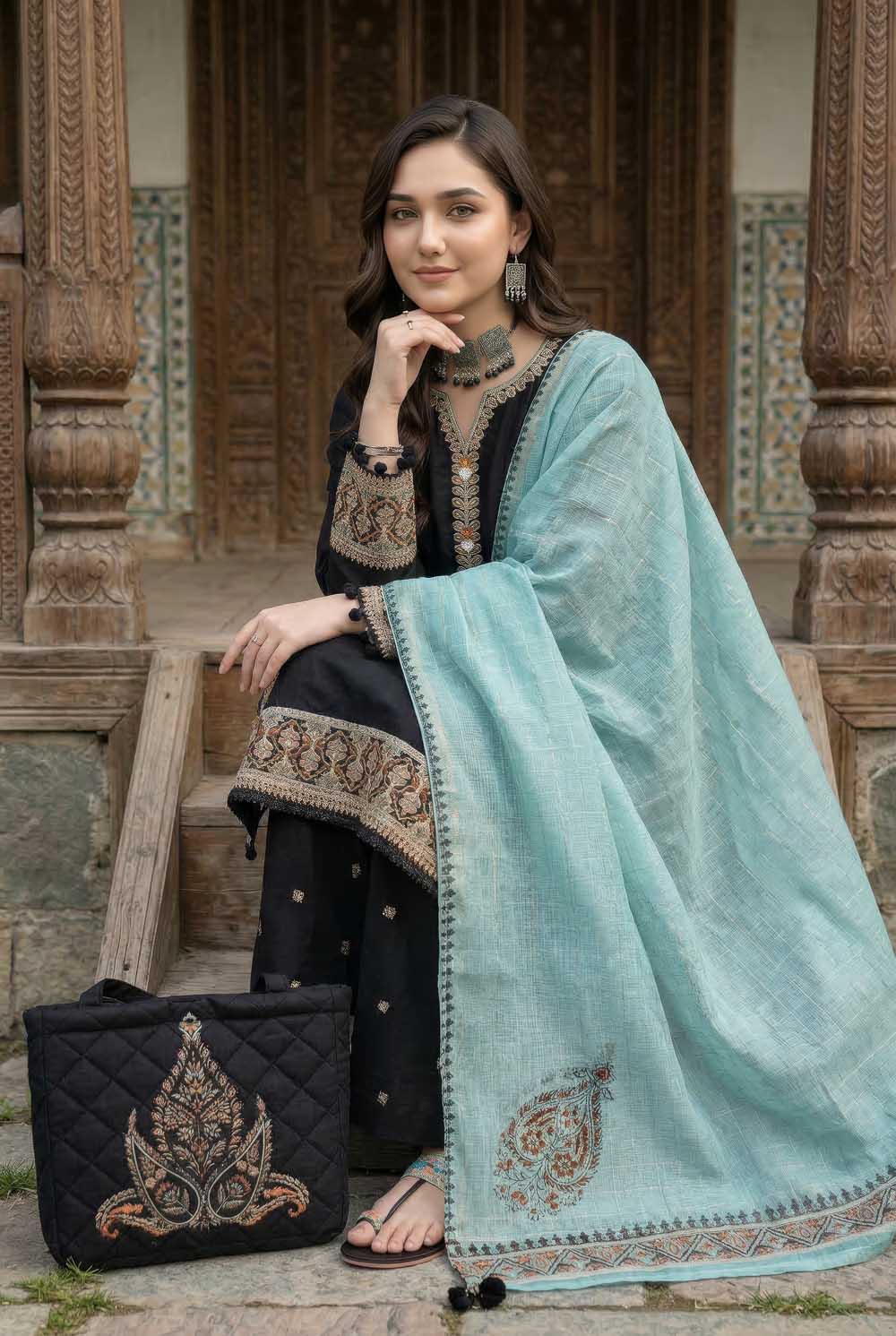 ZR-2626 | BLACK Zahra Rubab