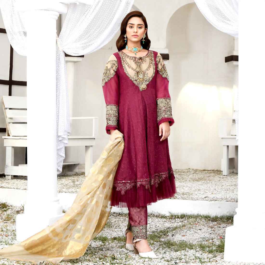 3 Piece Stitched - ZR 2119 Plump