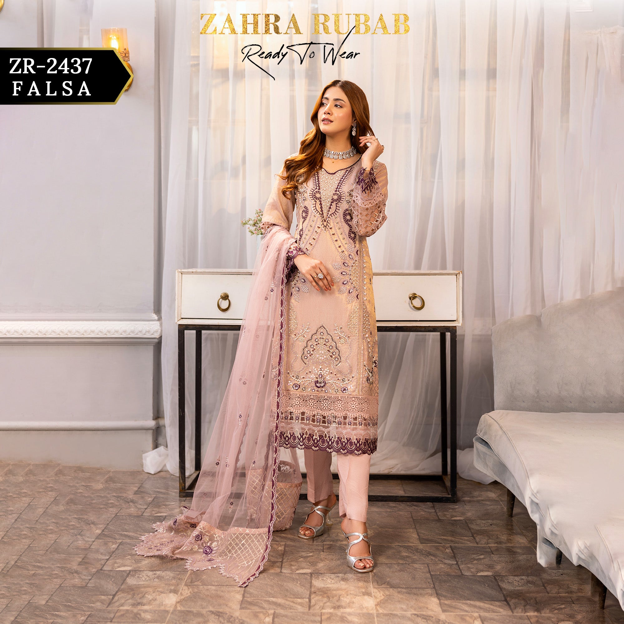 ZR - 2437 Falsa Zahra Rubab Gul Mohar